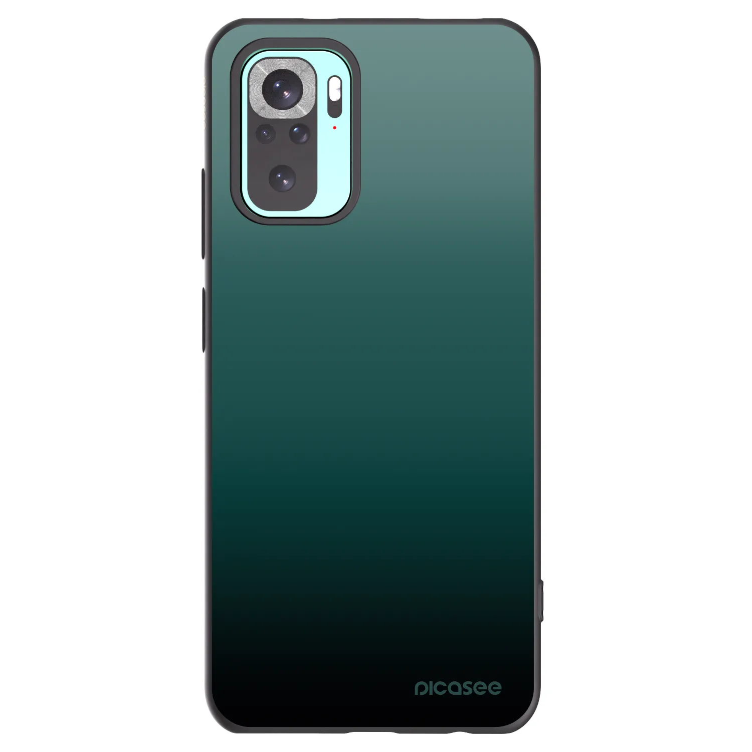 Picasee husă neagră din silicon pentru Xiaomi Redmi Note 10 Pro - Verdant Fade