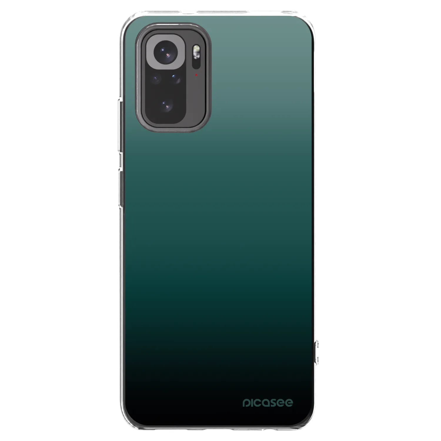 Picasee husă transparentă din silicon pentru Xiaomi Redmi Note 10S - Verdant Fade