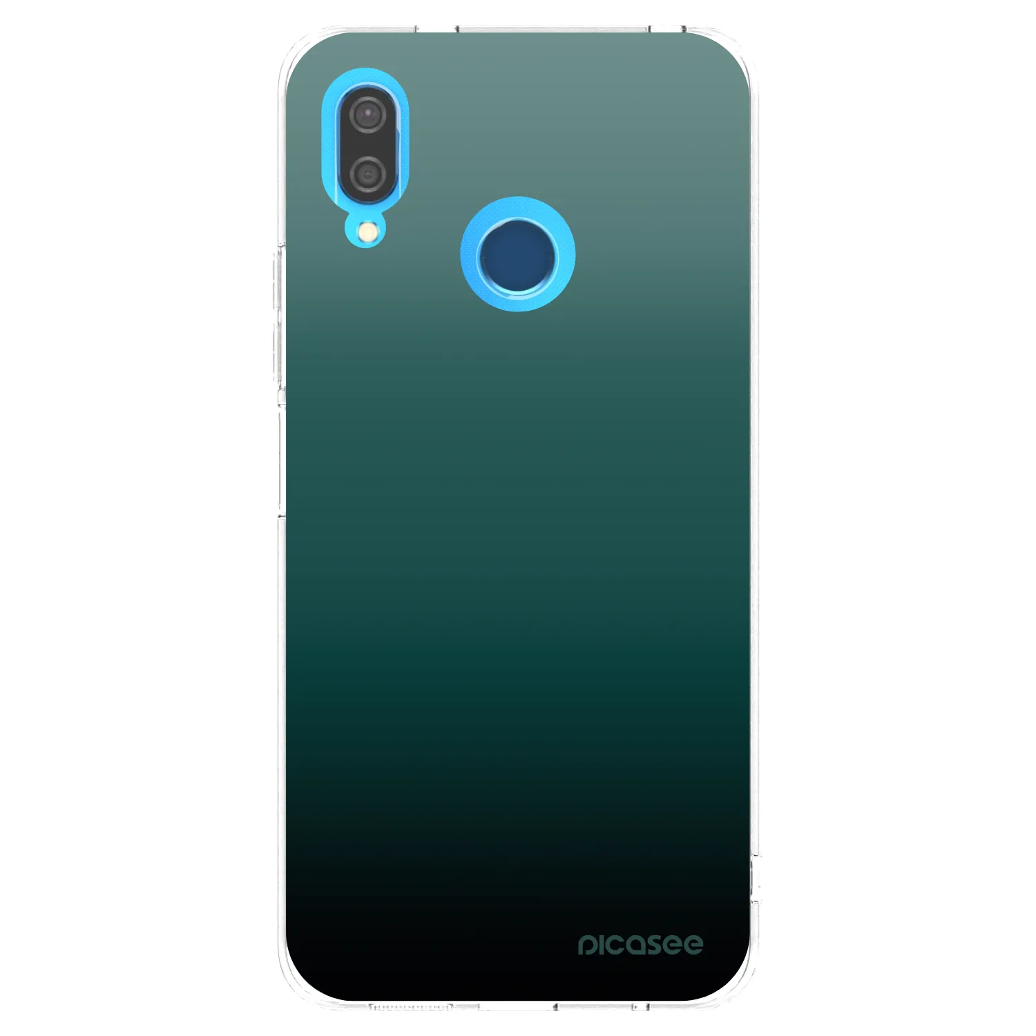 Picasee husă transparentă din silicon pentru Huawei P20 Lite - Verdant Fade