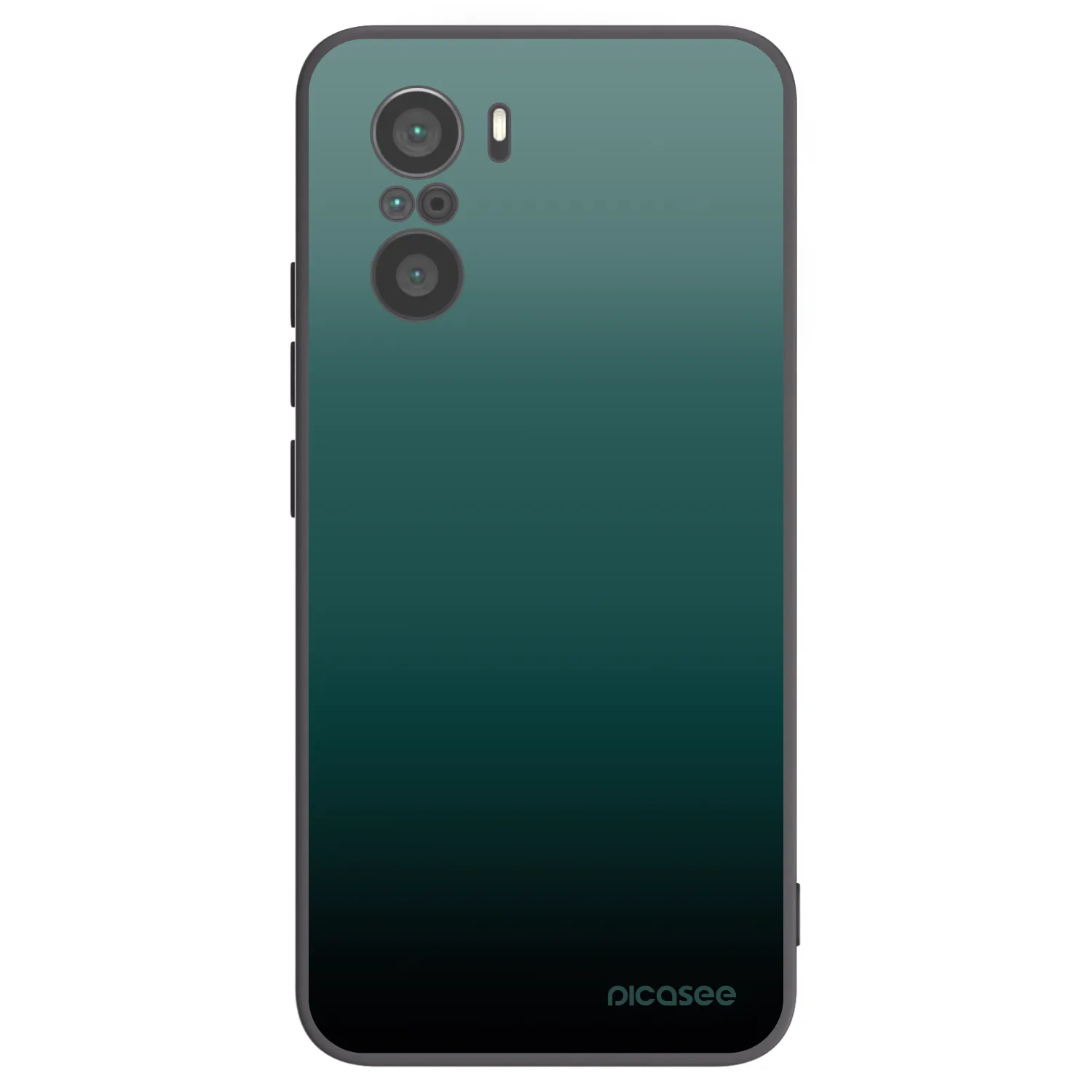 Picasee husă neagră din silicon pentru Xiaomi Poco F3 - Verdant Fade