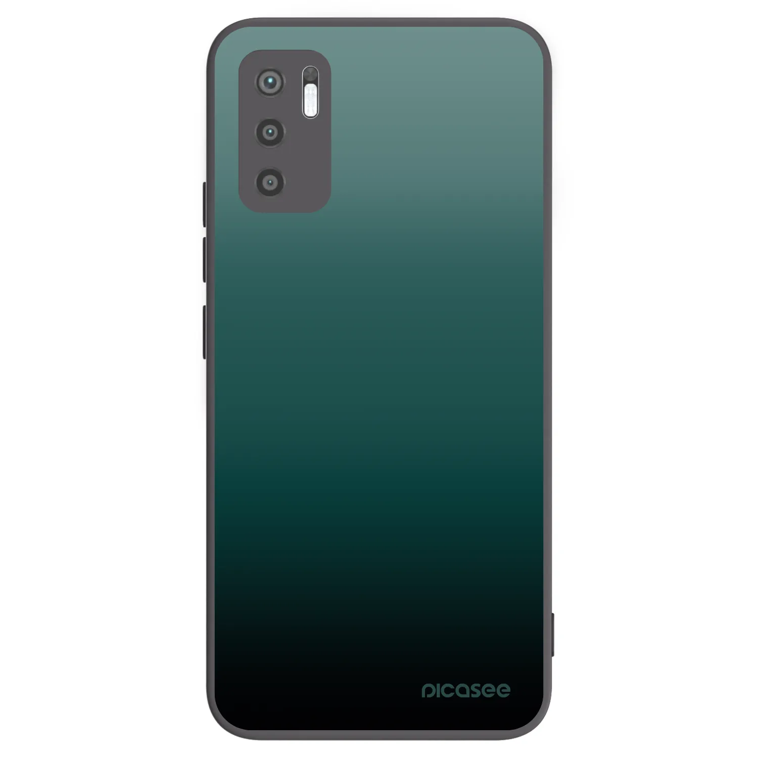 Picasee husă neagră din silicon pentru Xiaomi Redmi Note 10 5G - Verdant Fade
