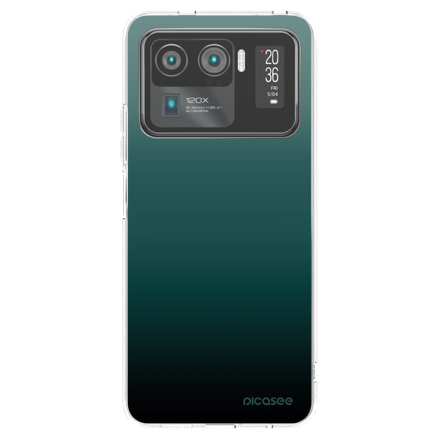 Picasee husă transparentă din silicon pentru Xiaomi Mi 11 Ultra - Verdant Fade