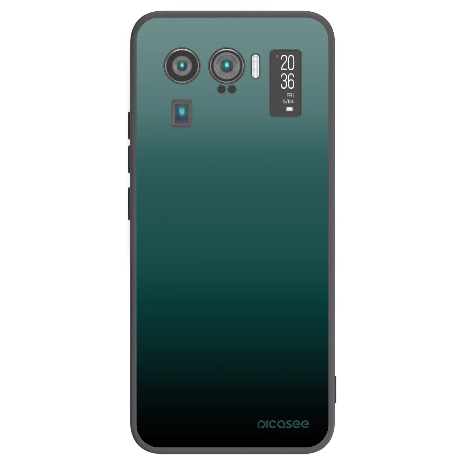 Picasee husă neagră din silicon pentru Xiaomi Mi 11 Ultra - Verdant Fade