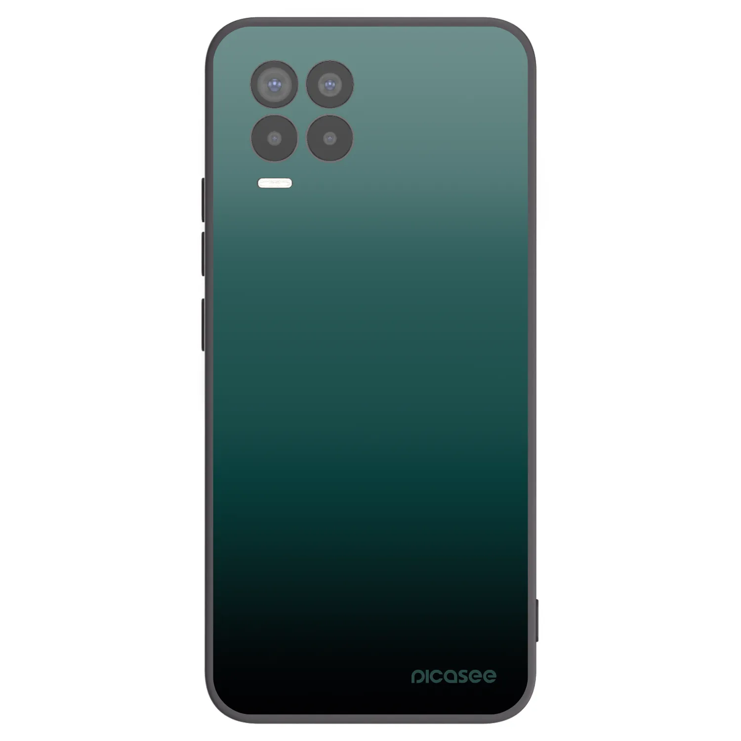 Picasee husă neagră din silicon pentru Realme 8 4G - Verdant Fade