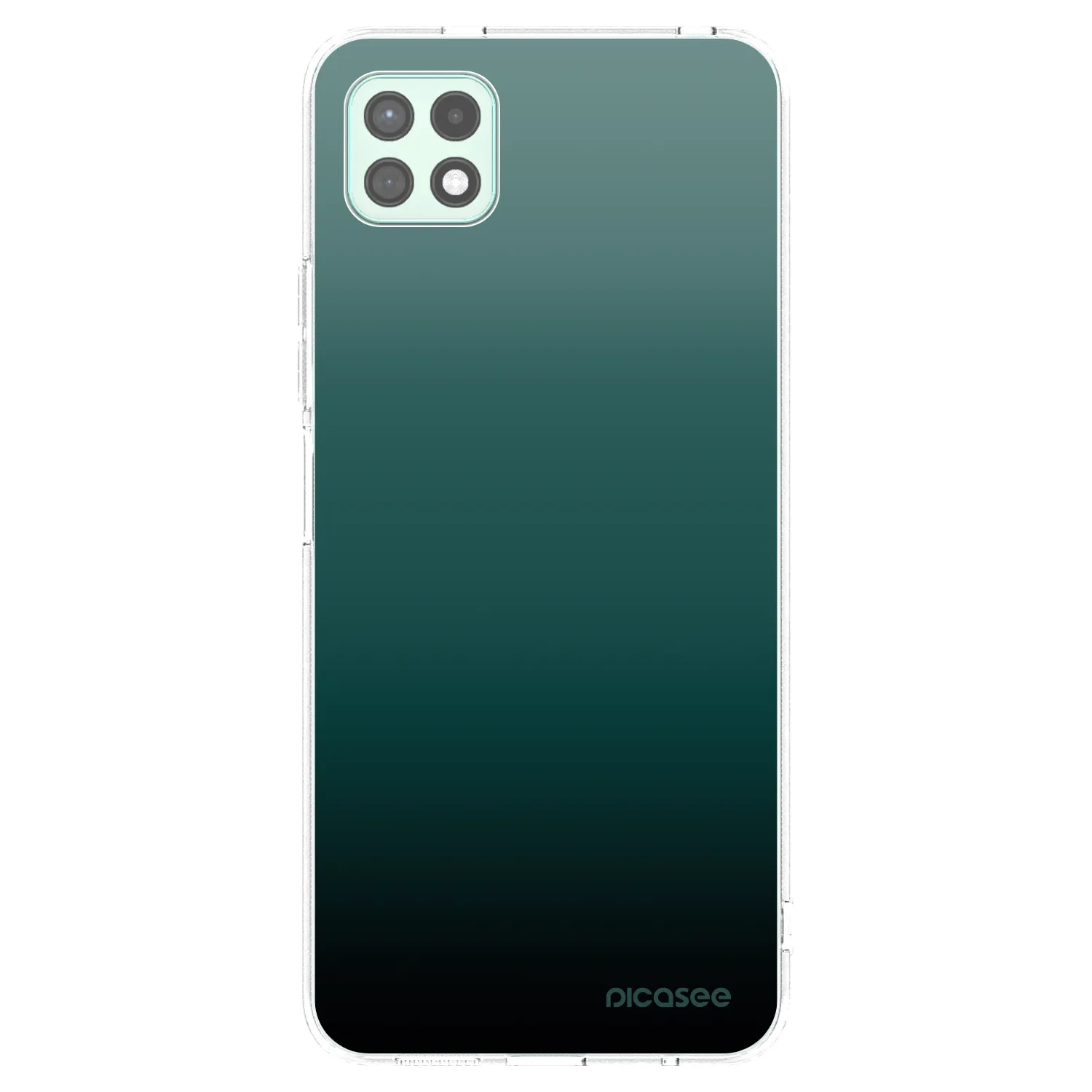 Picasee husă transparentă din silicon pentru Samsung Galaxy A22 A226B 5G - Verdant Fade
