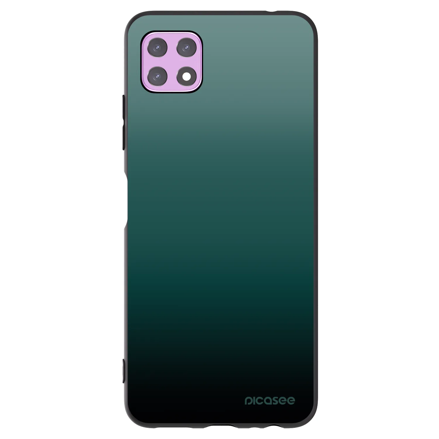 Picasee husă neagră din silicon pentru Samsung Galaxy A22 A226B 5G - Verdant Fade