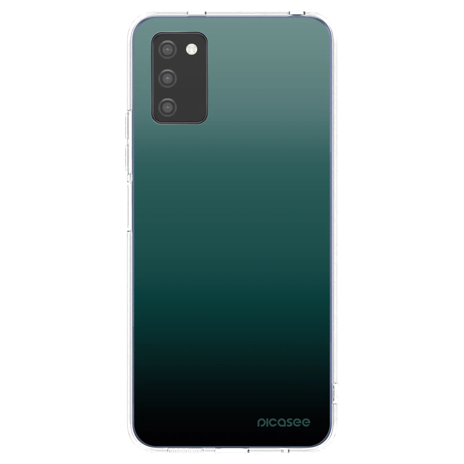 Picasee husă transparentă din silicon pentru Samsung Galaxy A02s A025G - Verdant Fade