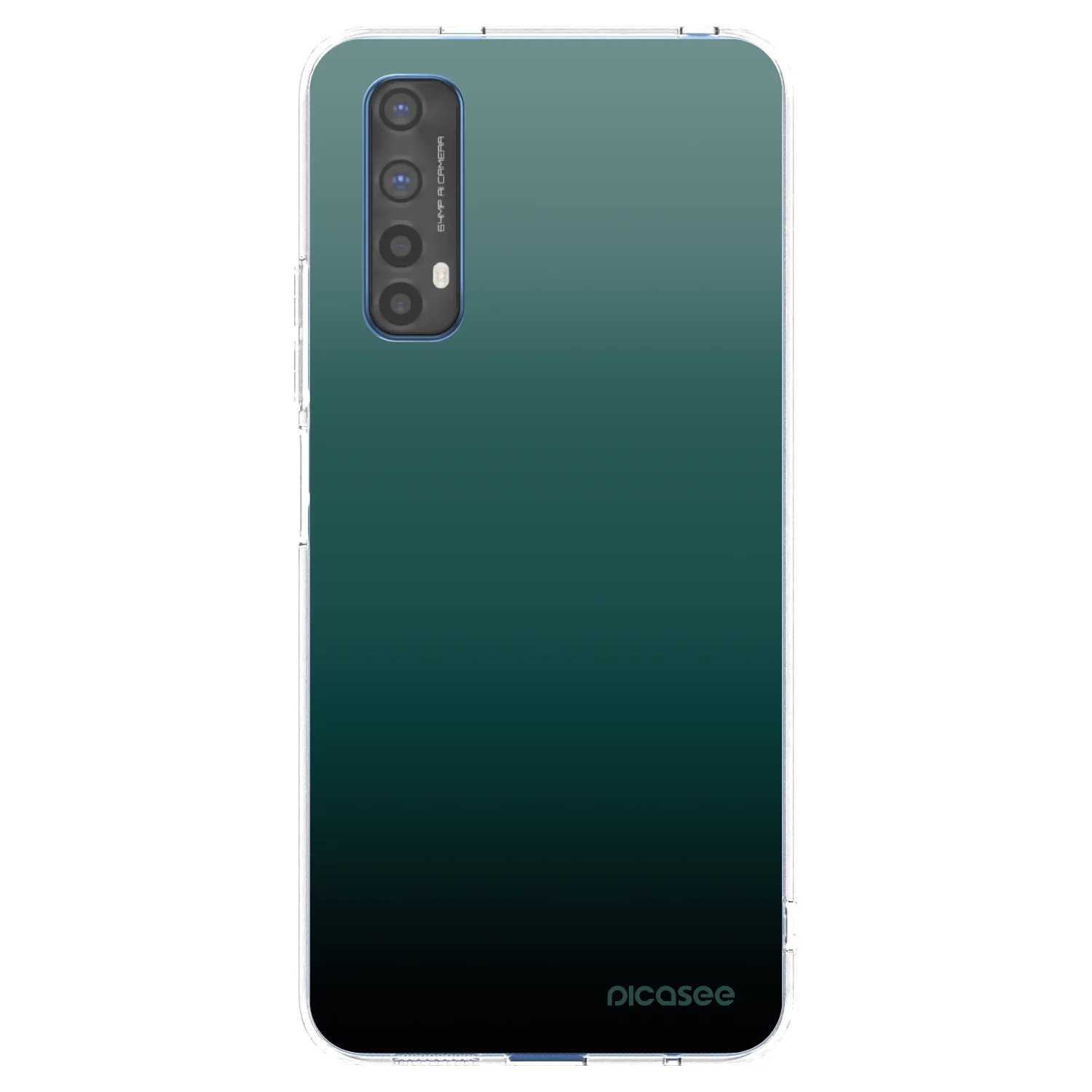 Picasee husă transparentă din silicon pentru Realme 7 - Verdant Fade