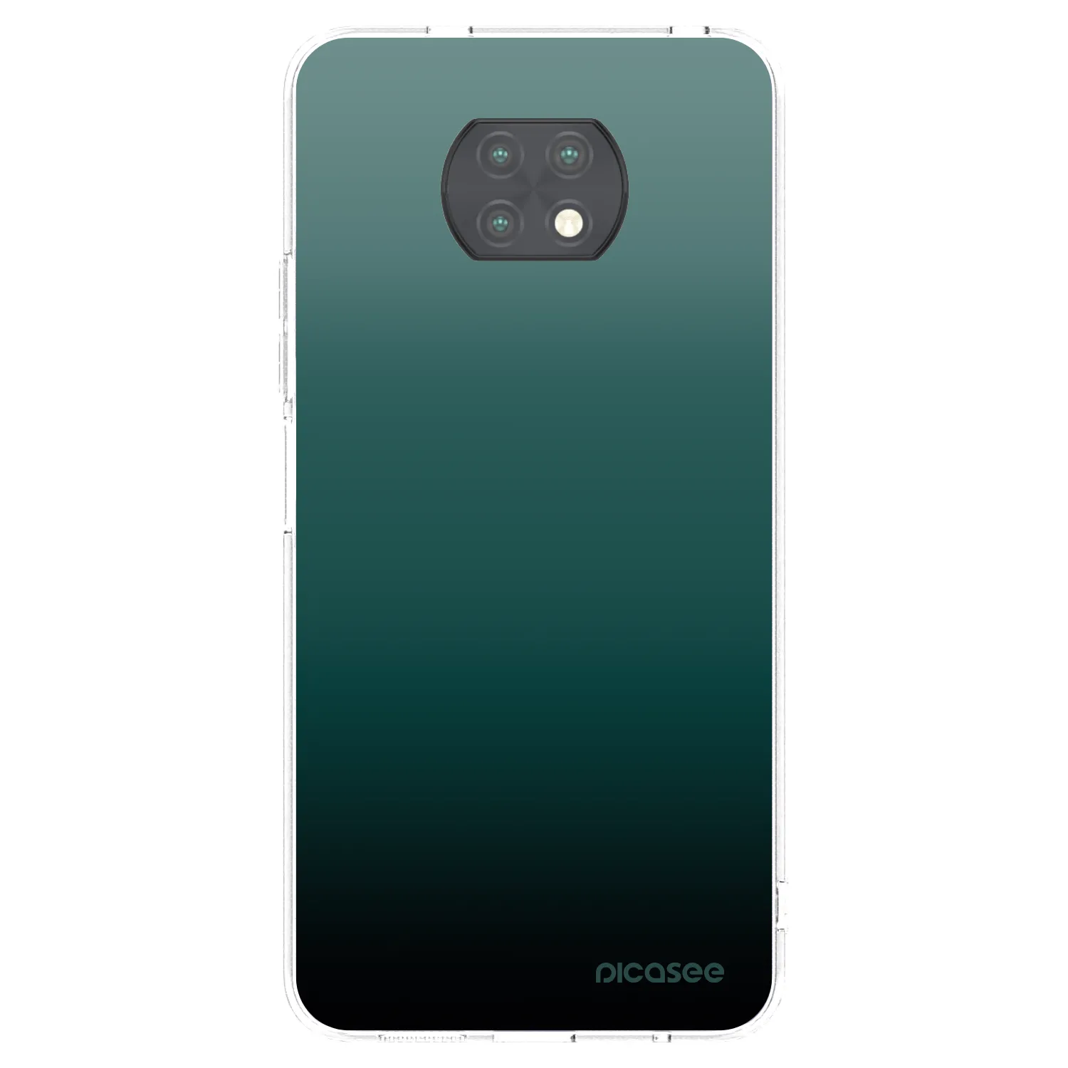 Picasee husă transparentă din silicon pentru Xiaomi Redmi Note 9T - Verdant Fade