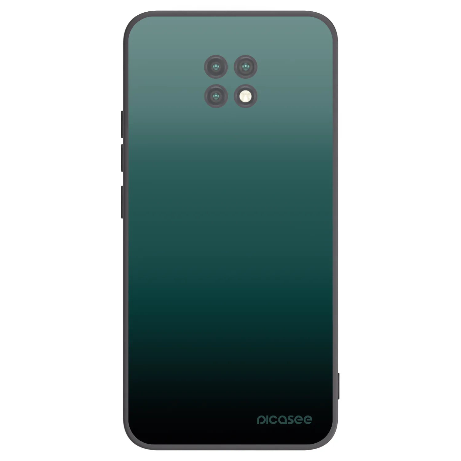 Picasee husă neagră din silicon pentru Xiaomi Redmi Note 9T - Verdant Fade