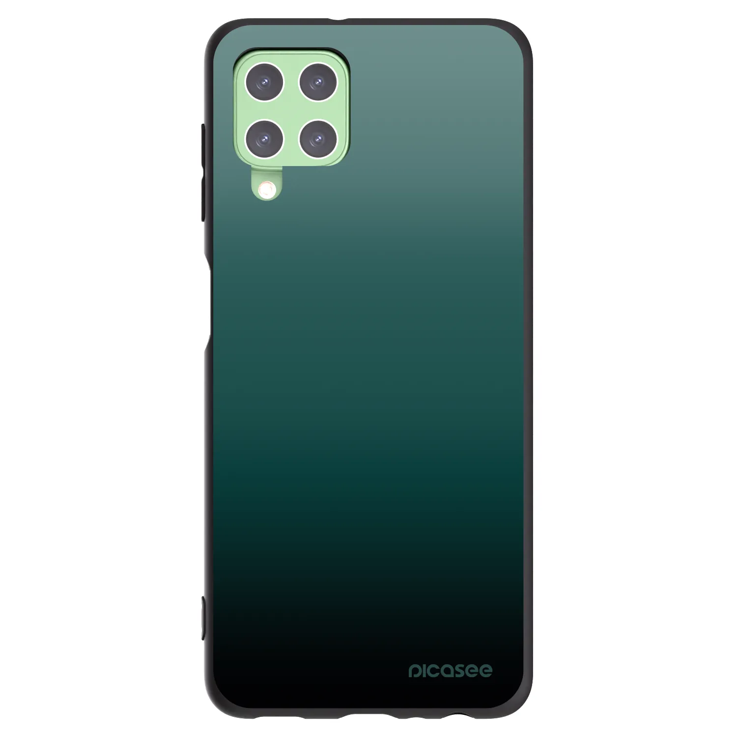 Picasee husă neagră din silicon pentru Samsung Galaxy A22 A225F 4G - Verdant Fade