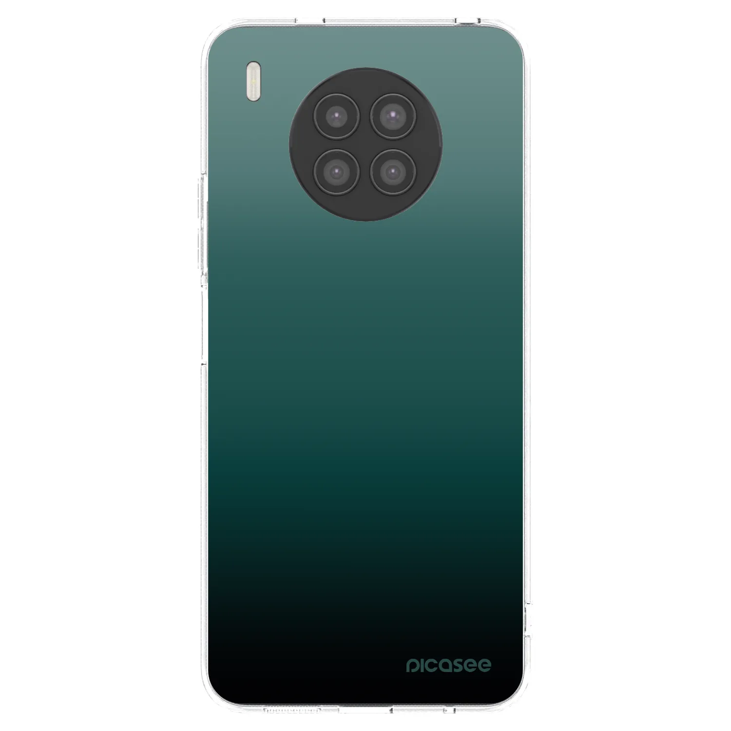 Picasee husă transparentă din silicon pentru Huawei Nova 8i - Verdant Fade