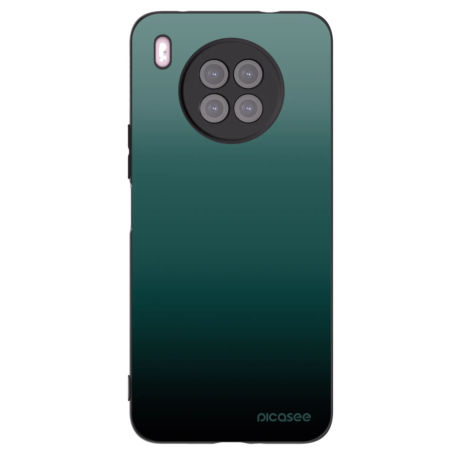 Picasee husă neagră din silicon pentru Huawei Nova 8i - Verdant Fade
