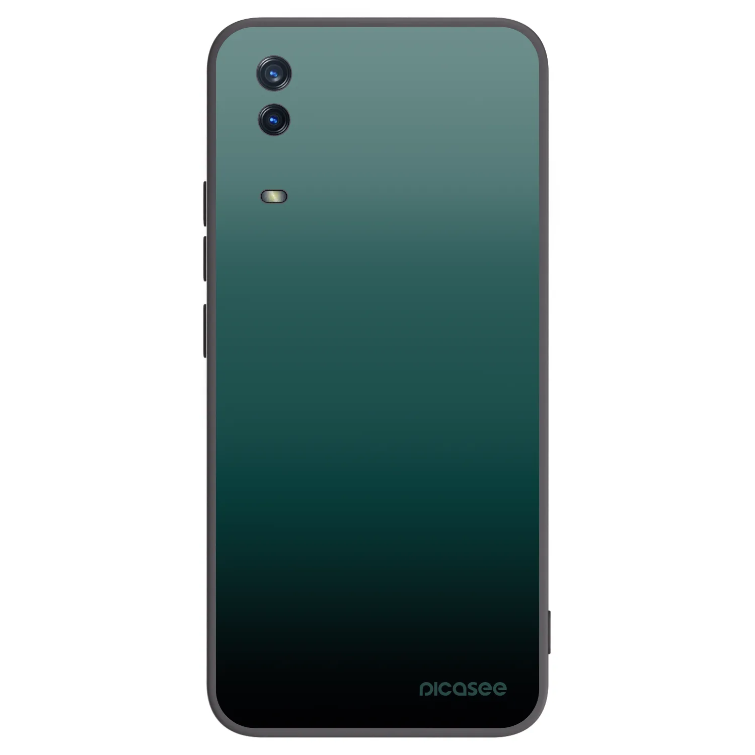 Picasee husă neagră din silicon pentru Vivo Y11s - Verdant Fade
