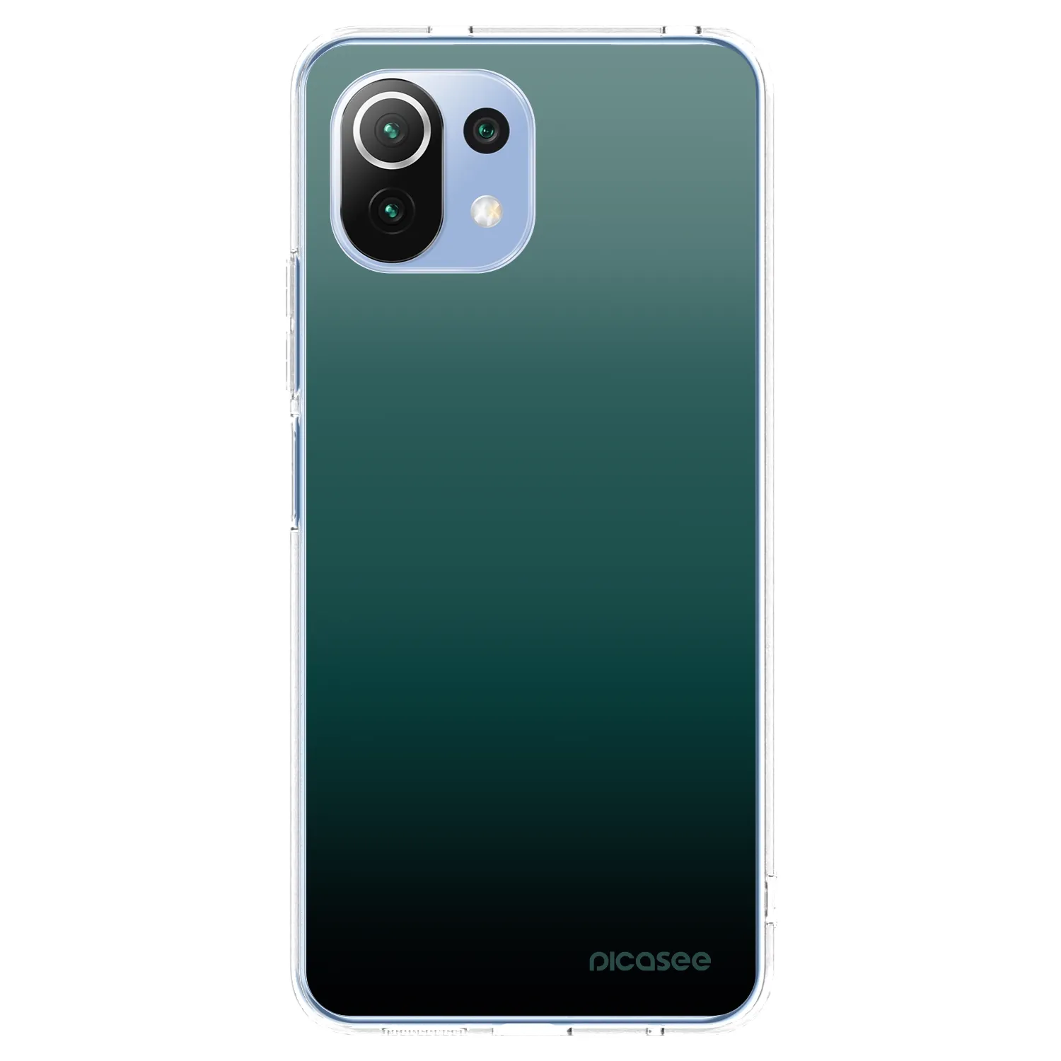 Picasee husă transparentă din silicon pentru Xiaomi 11 Lite 5G NE - Verdant Fade