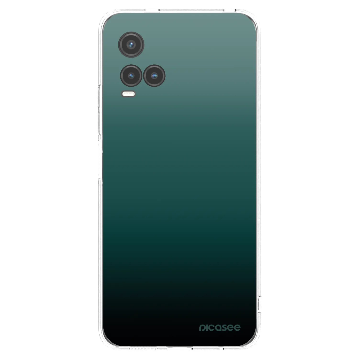 Picasee husă transparentă din silicon pentru Vivo Y33s - Verdant Fade