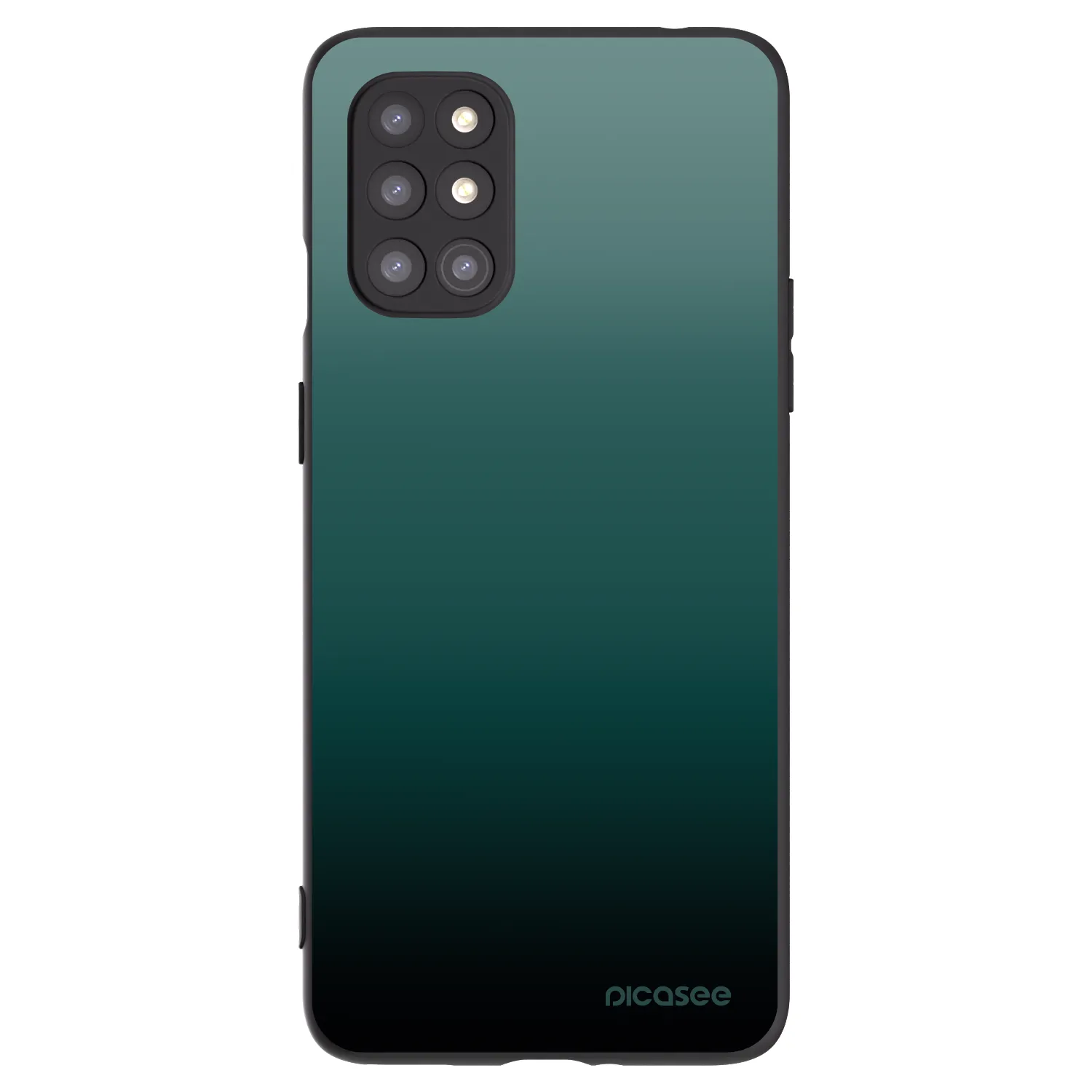Picasee husă neagră din silicon pentru OnePlus 8T - Verdant Fade