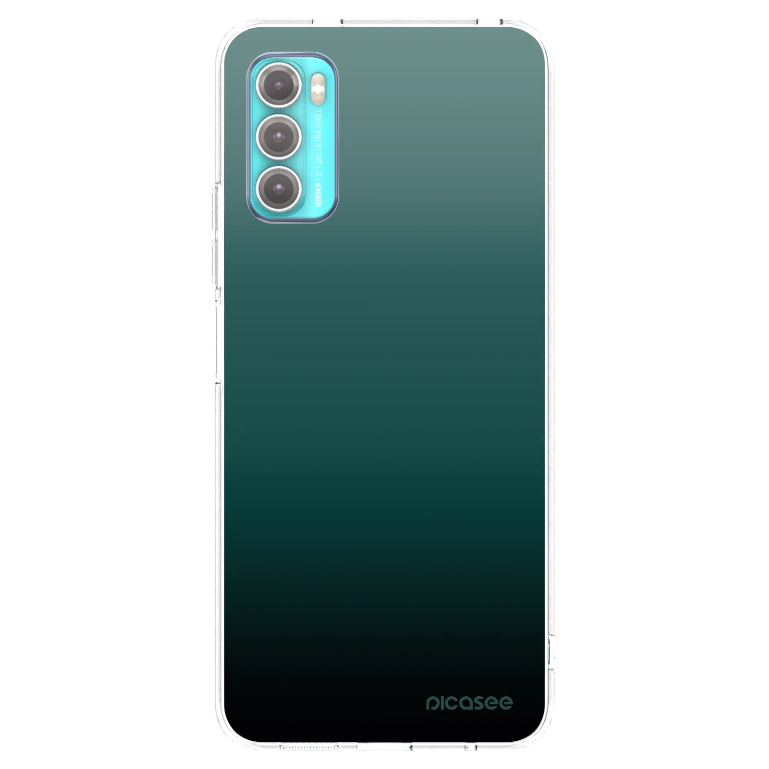 Picasee husă transparentă din silicon pentru Motorola Moto G60 - Verdant Fade