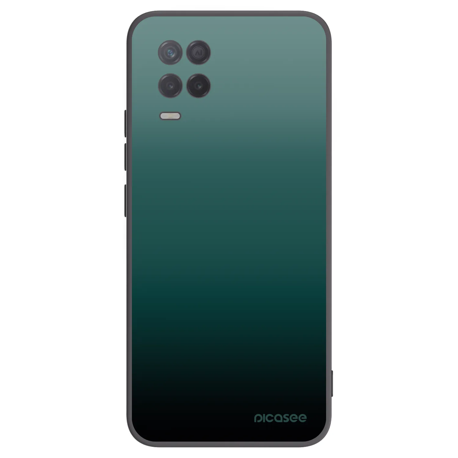 Picasee husă neagră din silicon pentru Realme 8 5G - Verdant Fade