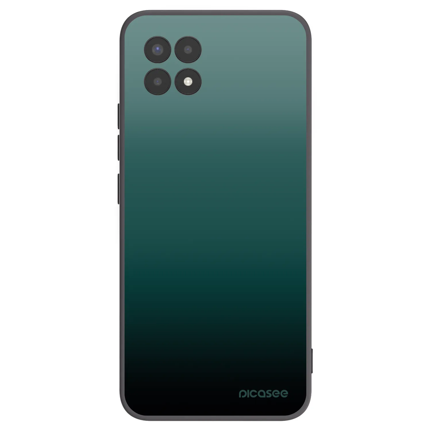 Picasee husă neagră din silicon pentru Realme 8i - Verdant Fade