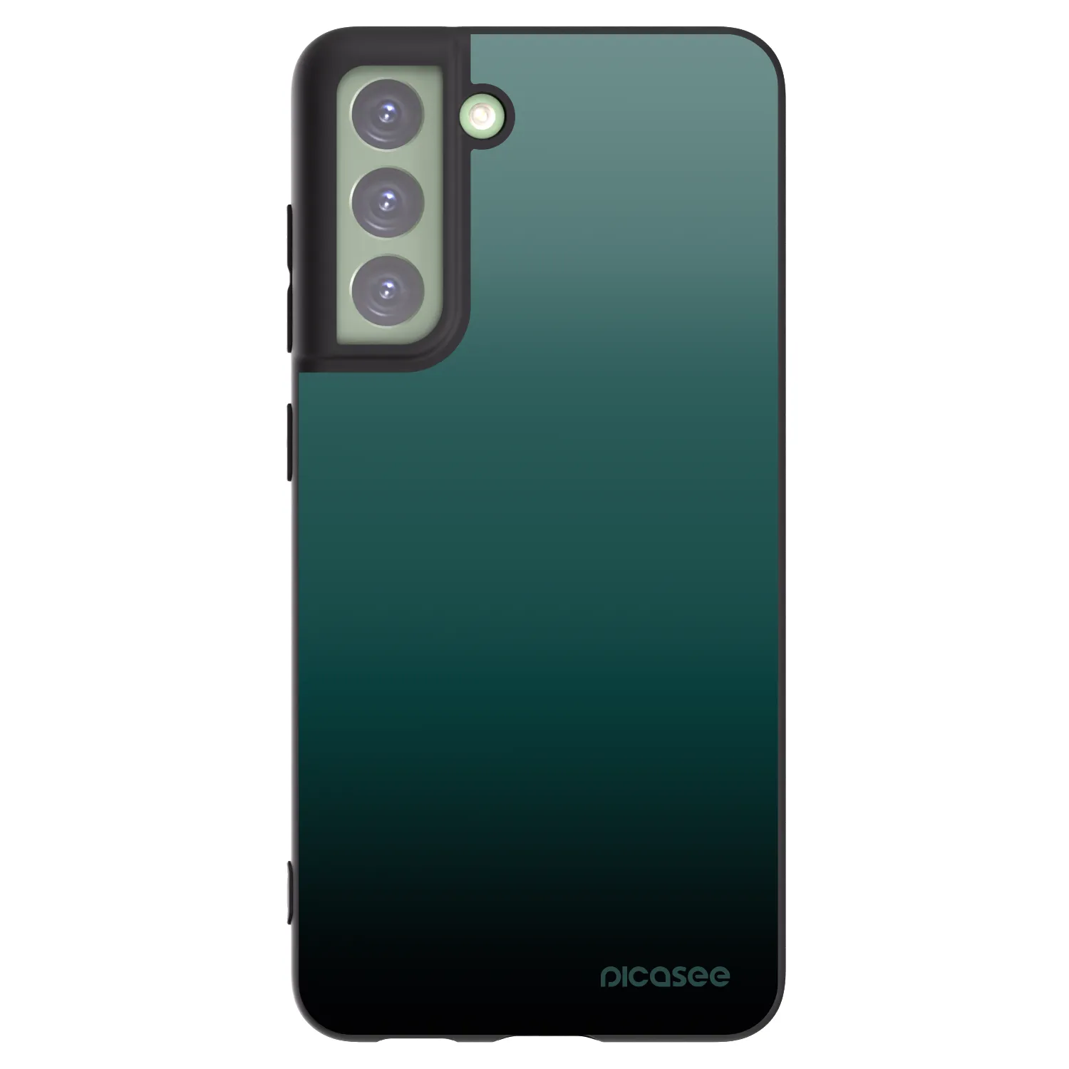 Picasee husă neagră din silicon pentru Samsung Galaxy S21 FE 5G - Verdant Fade