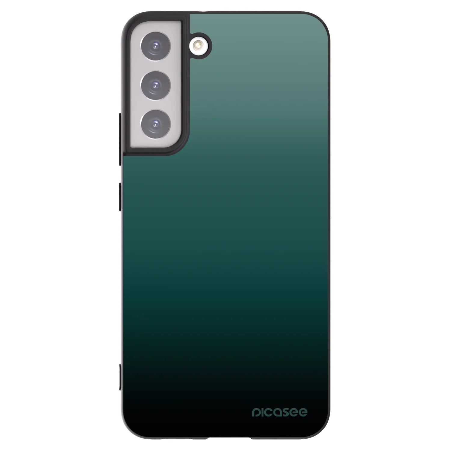 Picasee husă neagră din silicon pentru Samsung Galaxy S22+ 5G - Verdant Fade