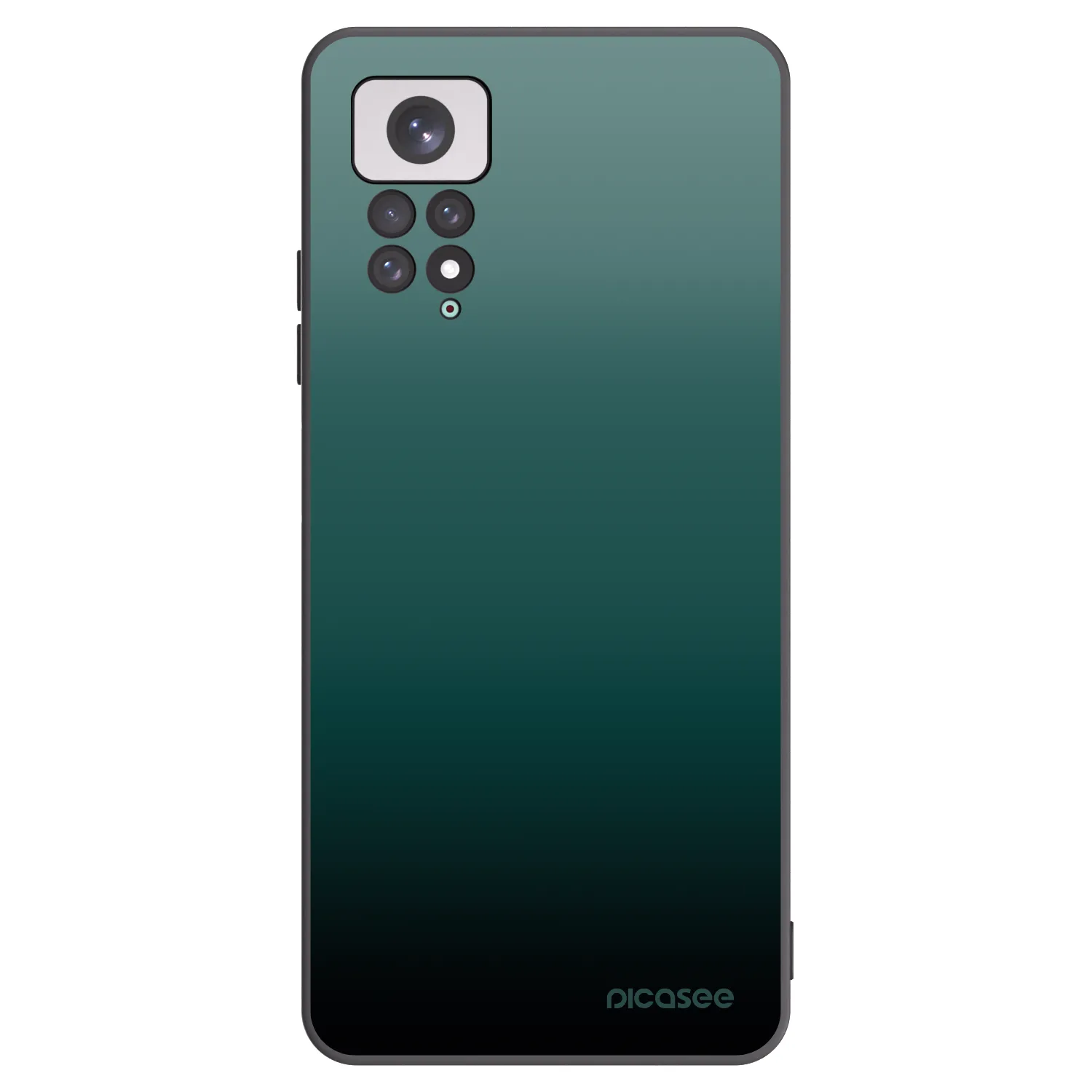 Picasee husă neagră din silicon pentru Xiaomi Redmi Note 11 - Verdant Fade