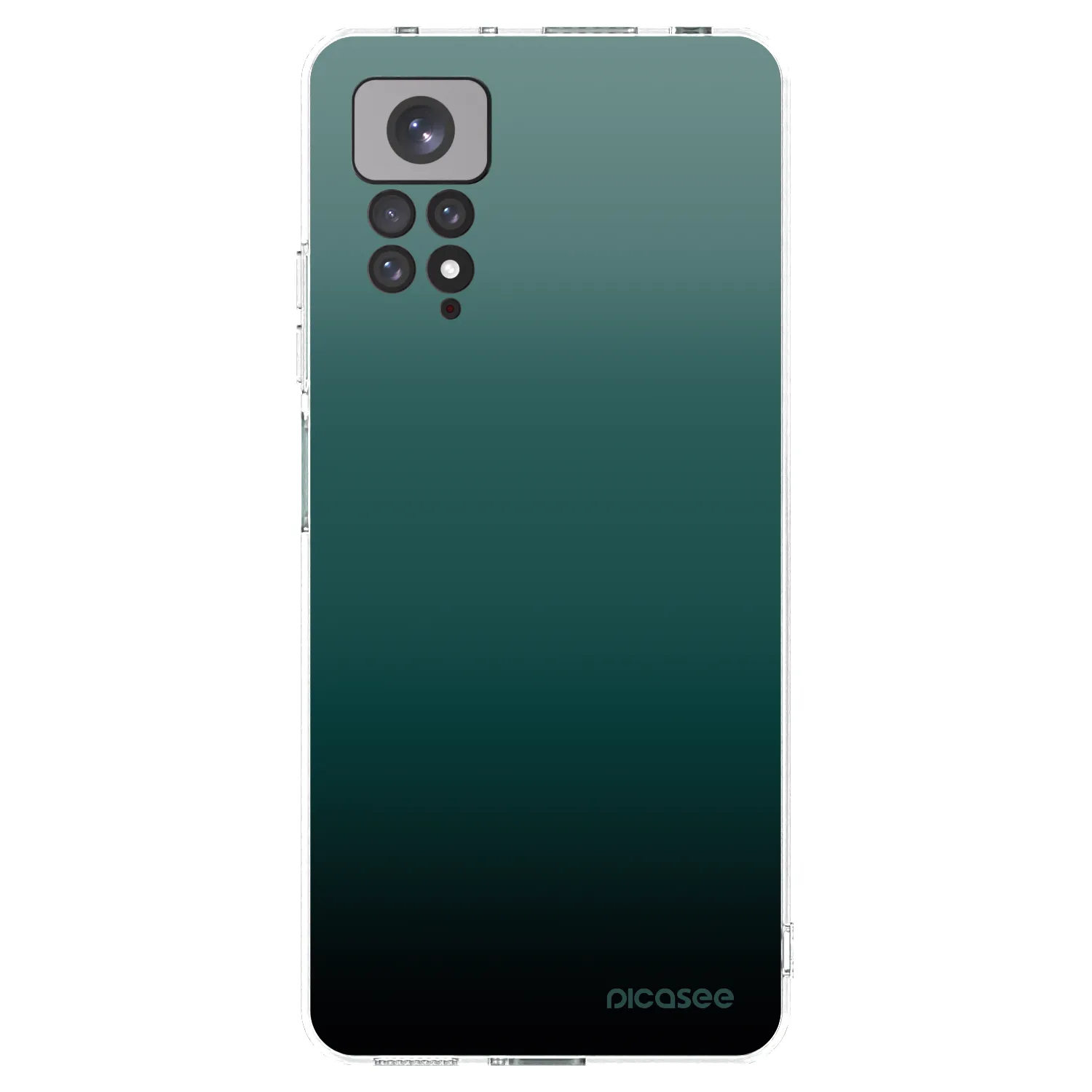 Picasee husă transparentă din silicon pentru Xiaomi Redmi Note 11 - Verdant Fade