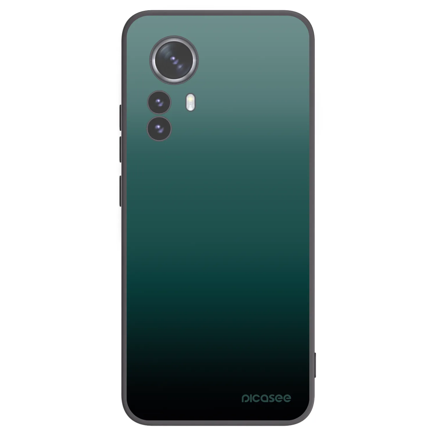 Picasee husă neagră din silicon pentru Xiaomi 12 Pro - Verdant Fade