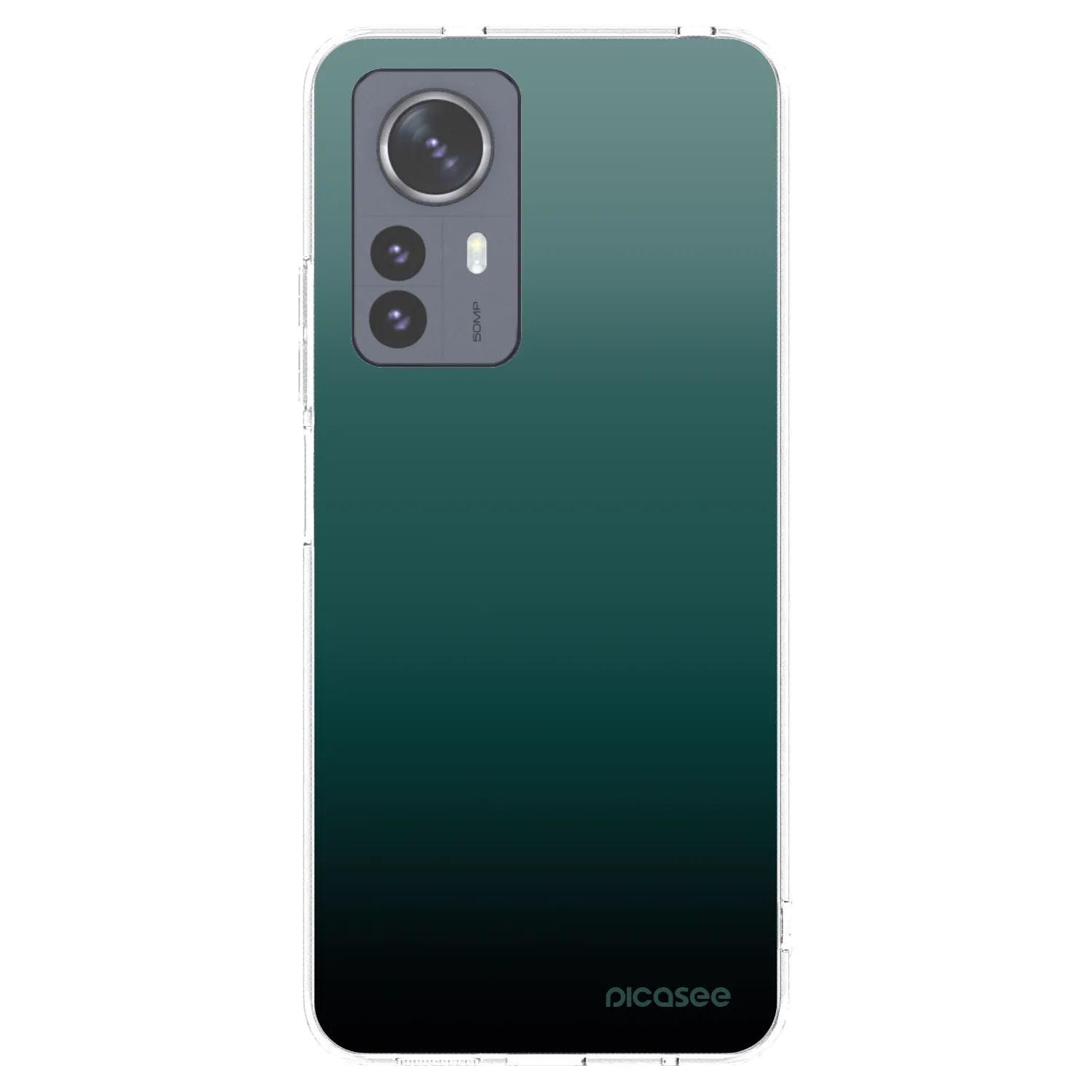 Picasee husă transparentă din silicon pentru Xiaomi 12 Pro - Verdant Fade