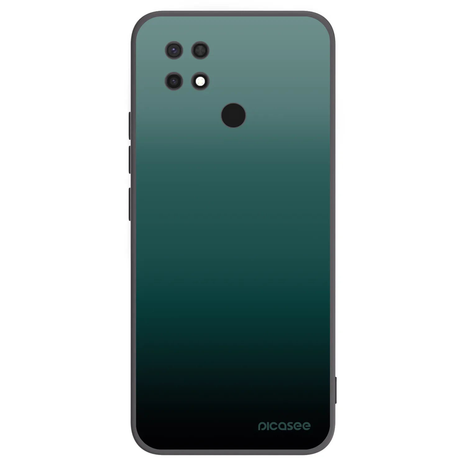 Picasee husă neagră din silicon pentru Xiaomi Redmi 10C - Verdant Fade