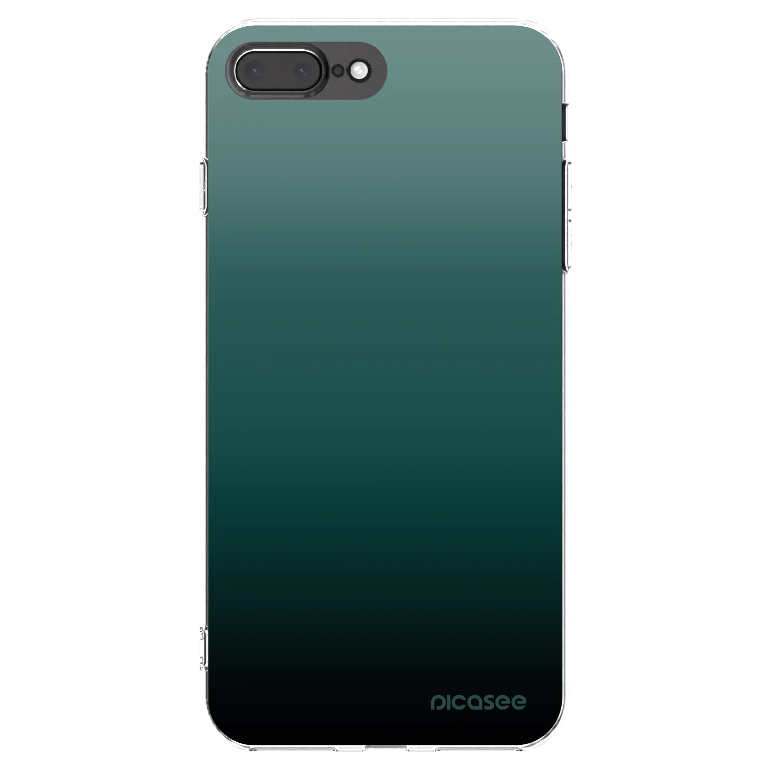 Picasee husă transparentă din silicon pentru Apple iPhone 8 Plus - Verdant Fade