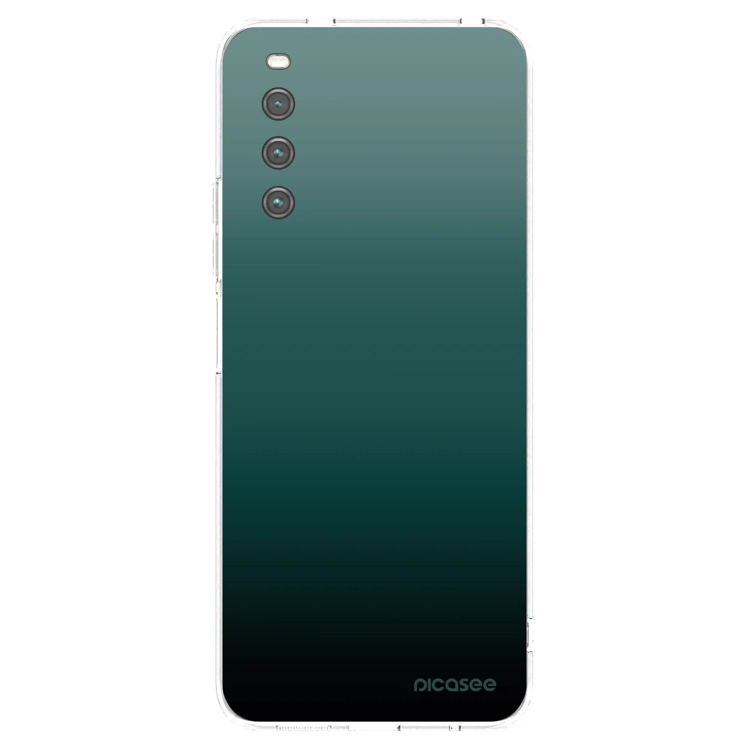 Picasee husă transparentă din silicon pentru Sony Xperia 10 IV 5G - Verdant Fade