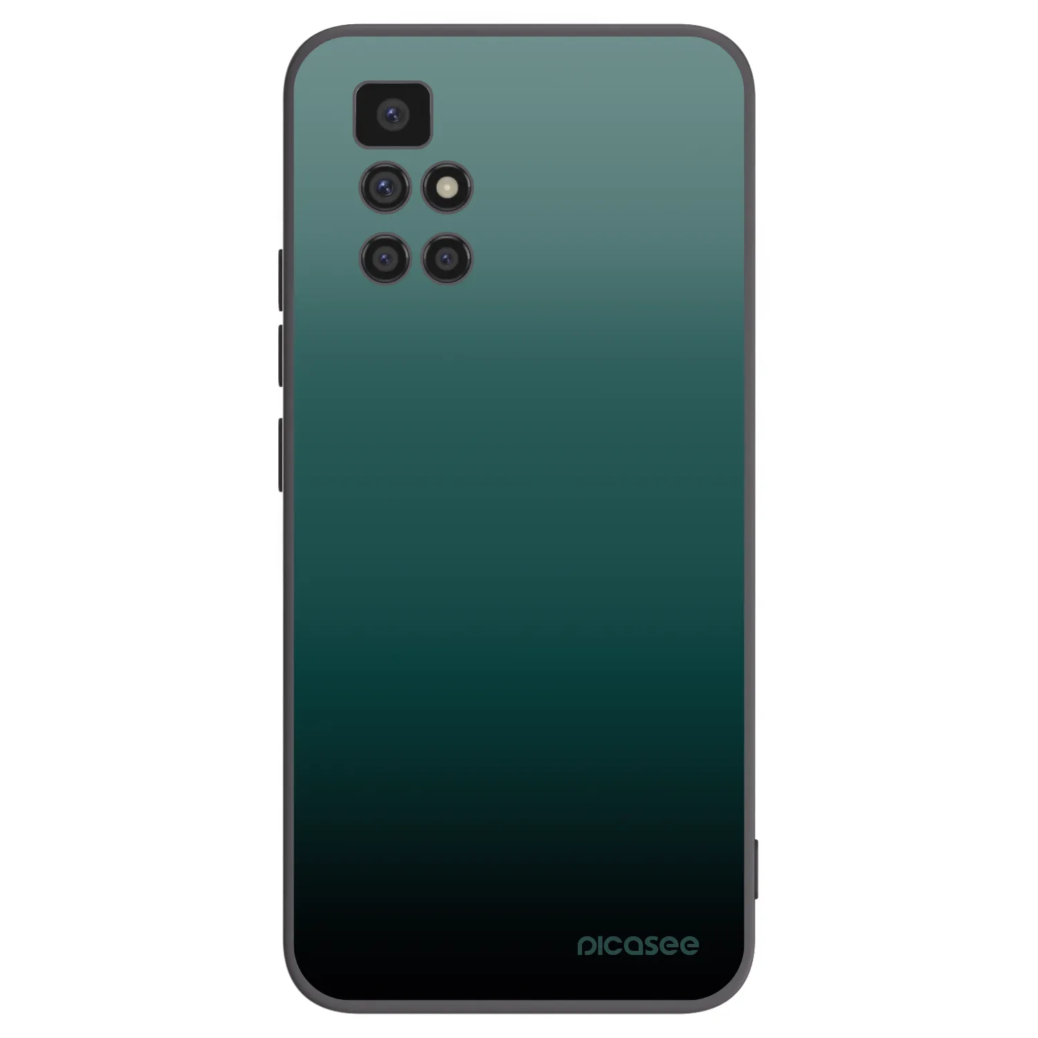 Picasee husă neagră din silicon pentru Xiaomi Redmi 10 (2022) - Verdant Fade