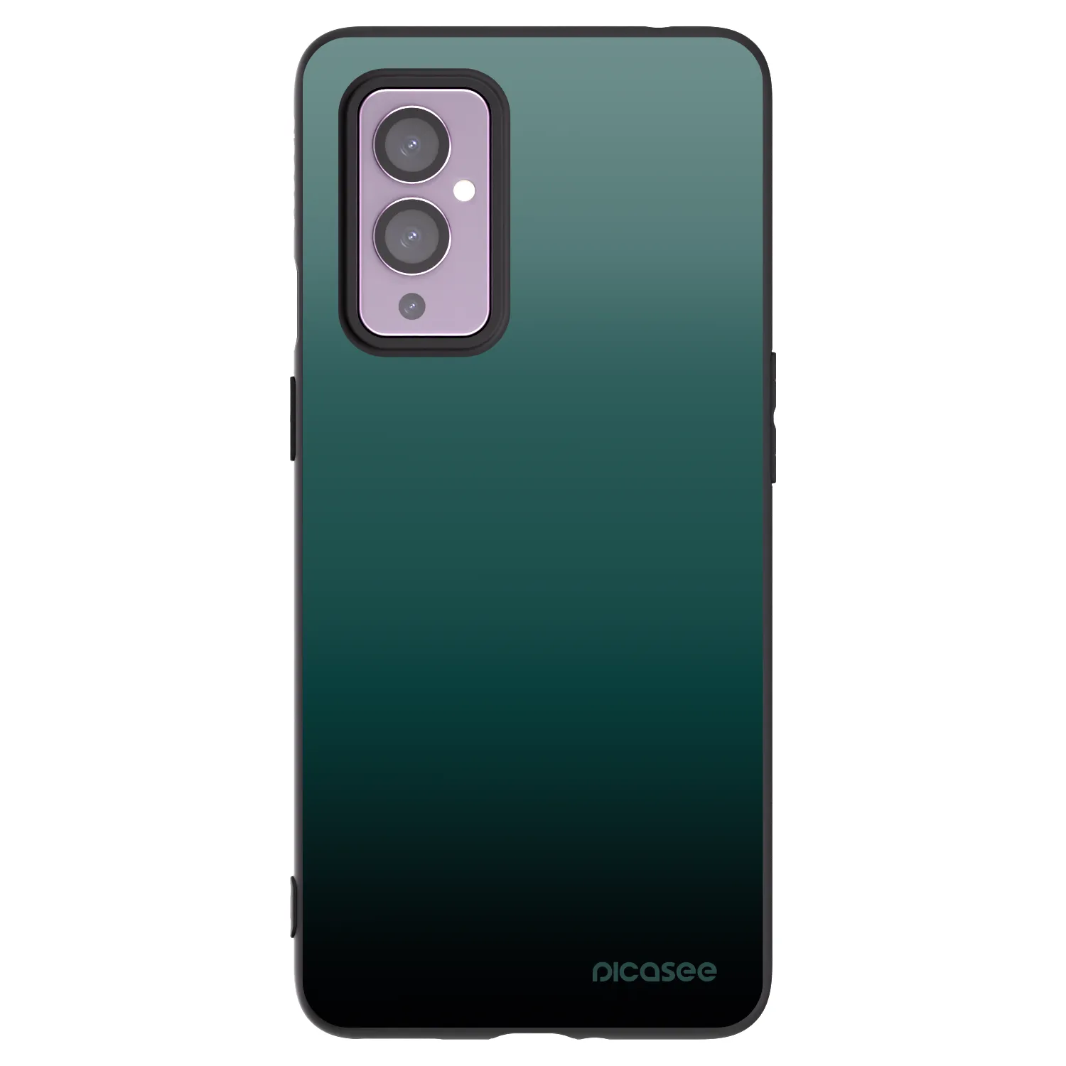 Picasee husă neagră din silicon pentru OnePlus 9 - Verdant Fade