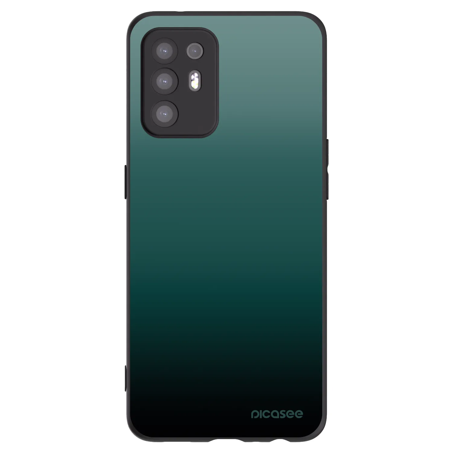 Picasee husă neagră din silicon pentru OPPO A94 5G - Verdant Fade