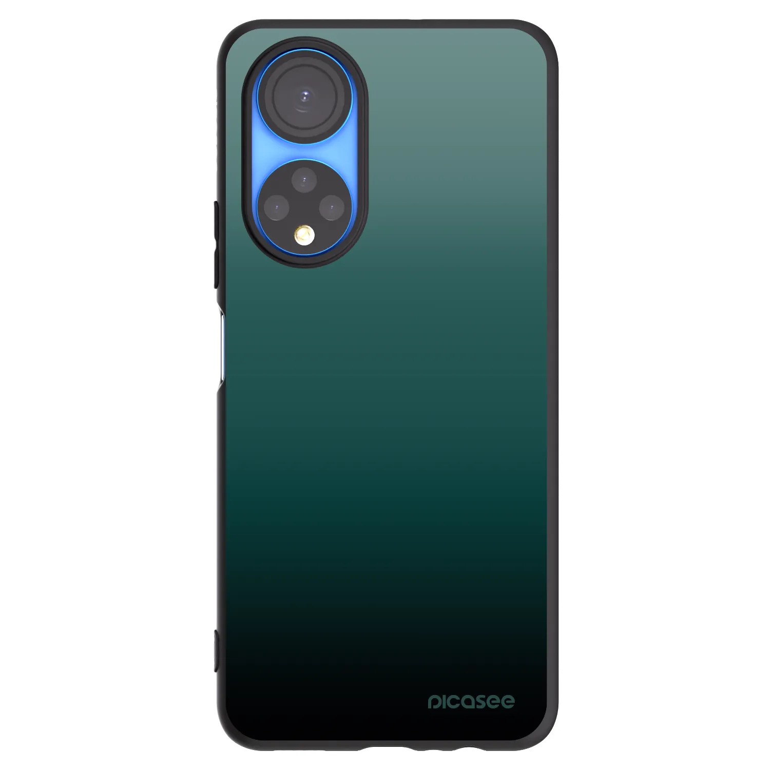 Picasee husă neagră din silicon pentru Honor X7 - Verdant Fade