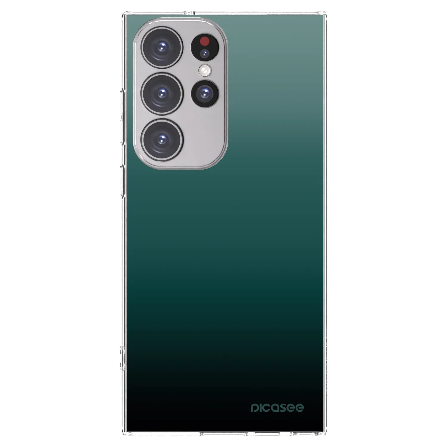 Picasee husă transparentă din silicon pentru Samsung Galaxy S23 Ultra 5G - Verdant Fade