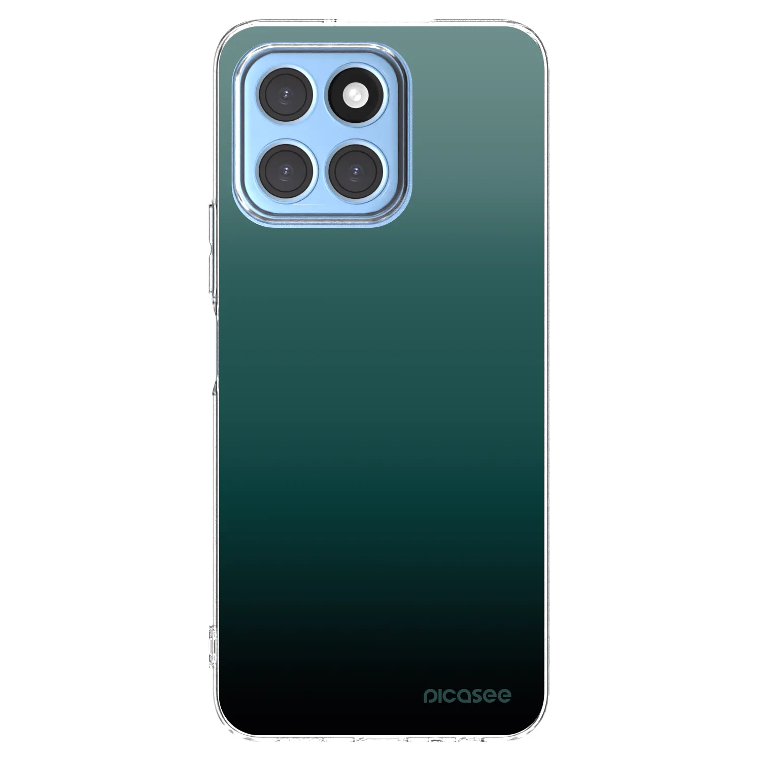 Picasee husă transparentă din silicon pentru Honor X8 5G - Verdant Fade