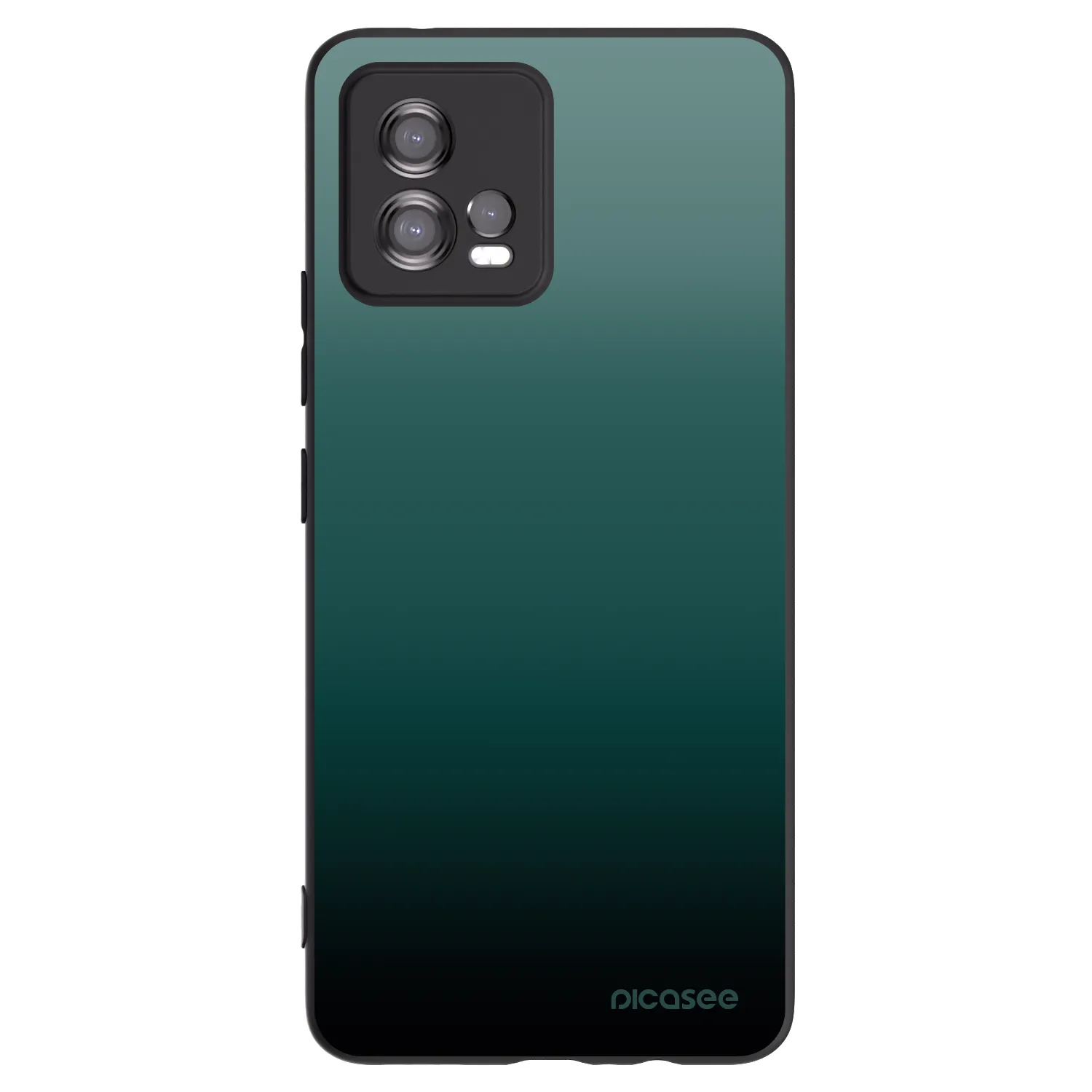 Picasee husă neagră din silicon pentru Motorola Moto G72 - Verdant Fade