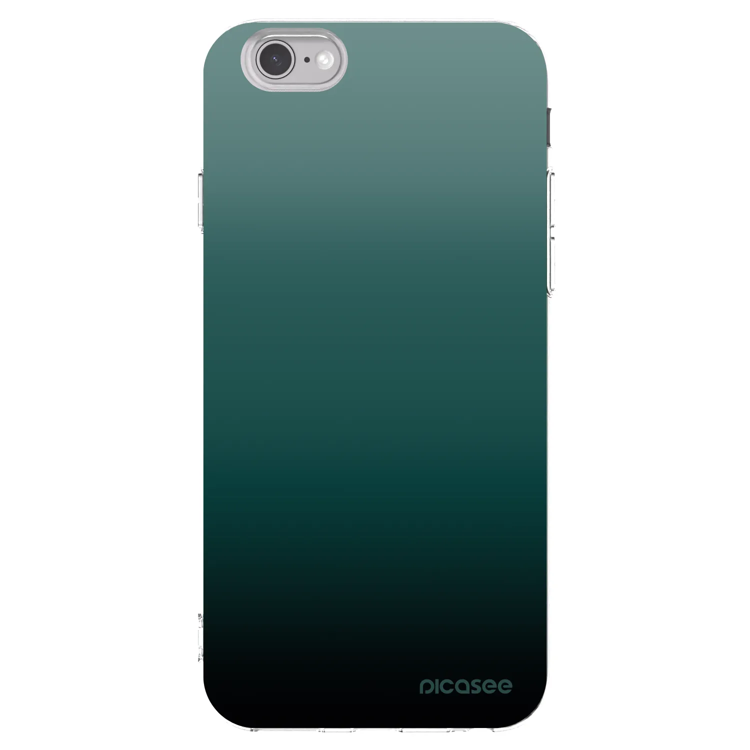 Picasee husă transparentă din silicon pentru Apple iPhone 6/6S - Verdant Fade