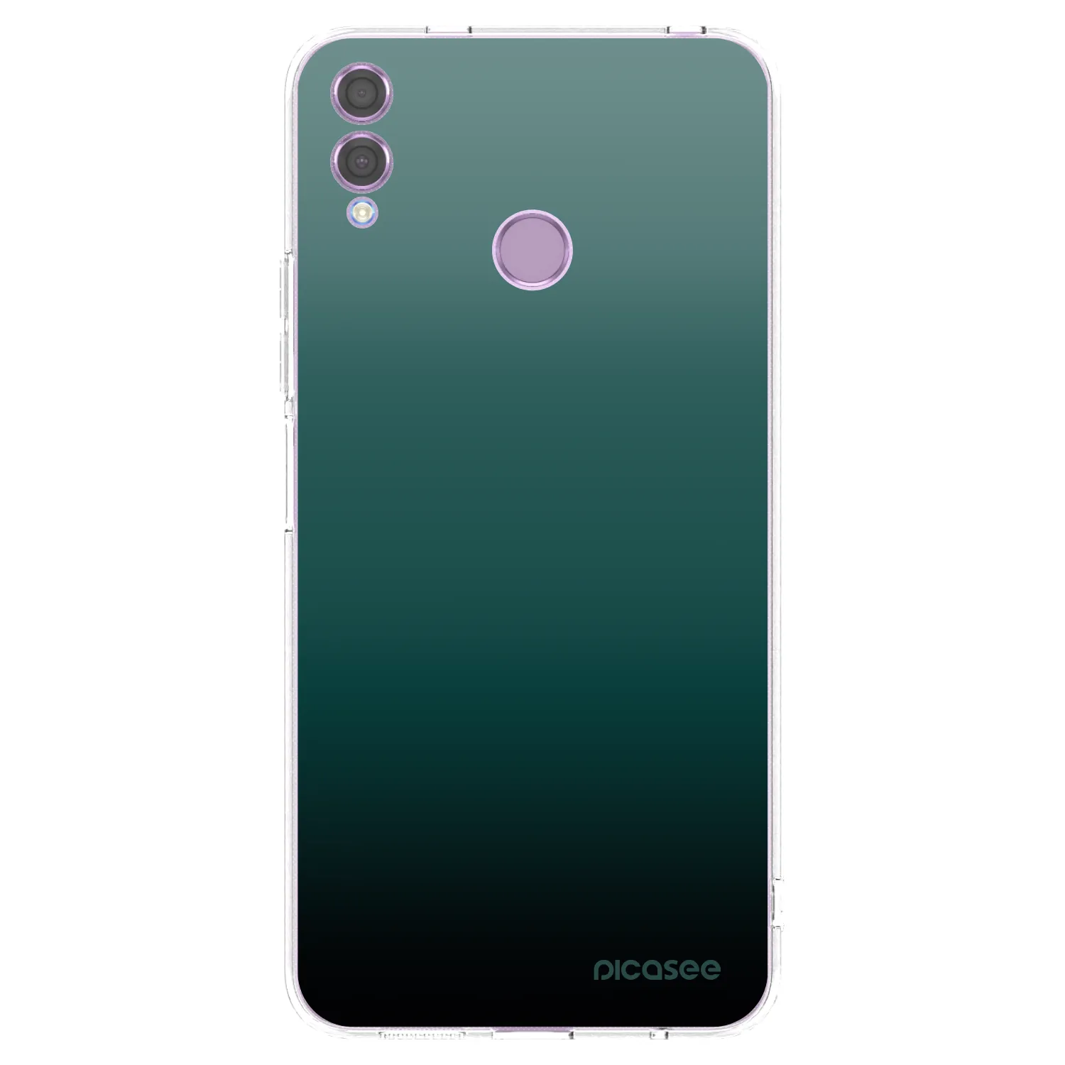 Picasee husă transparentă din silicon pentru Honor 8X - Verdant Fade