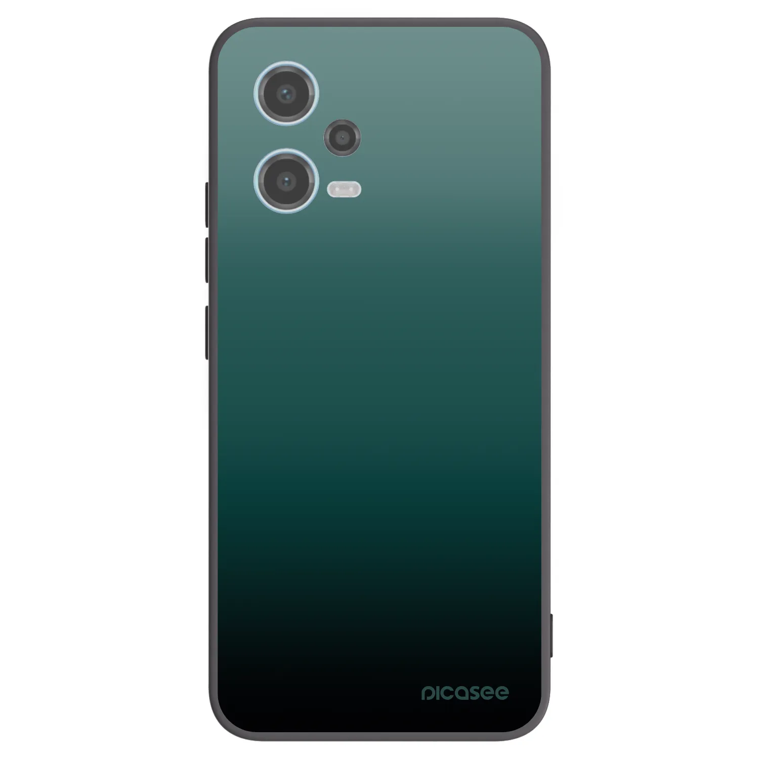 Picasee husă neagră din silicon pentru Xiaomi Redmi Note 12 5G - Verdant Fade