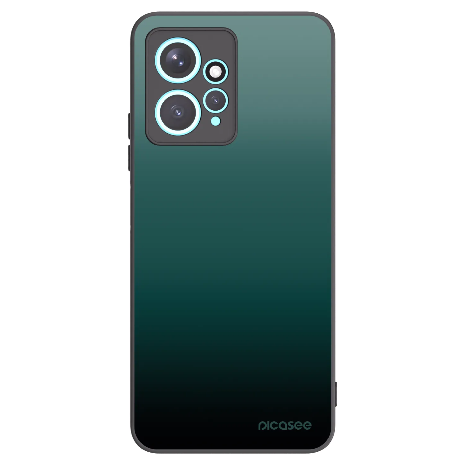 Picasee husă neagră din silicon pentru Xiaomi Redmi Note 12 4G - Verdant Fade