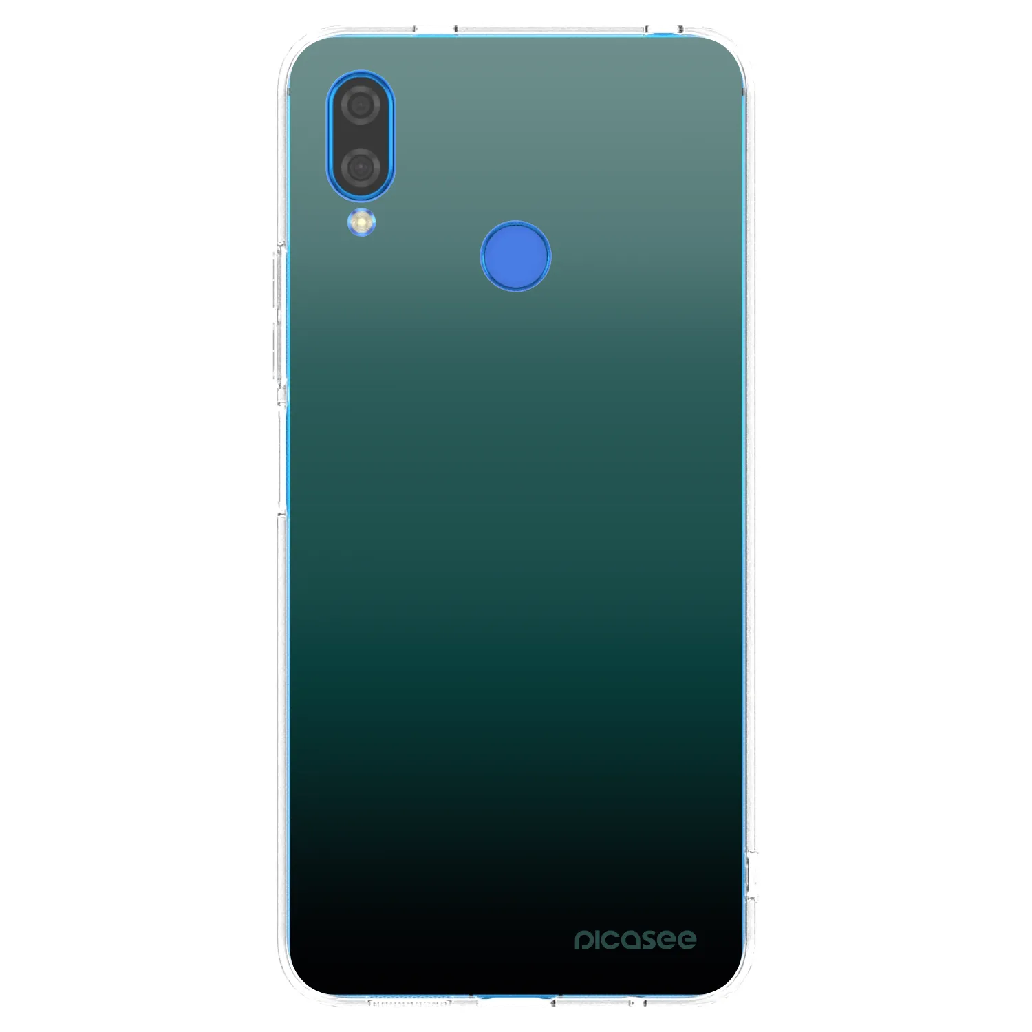 Picasee husă transparentă din silicon pentru Huawei Nova 3i - Verdant Fade