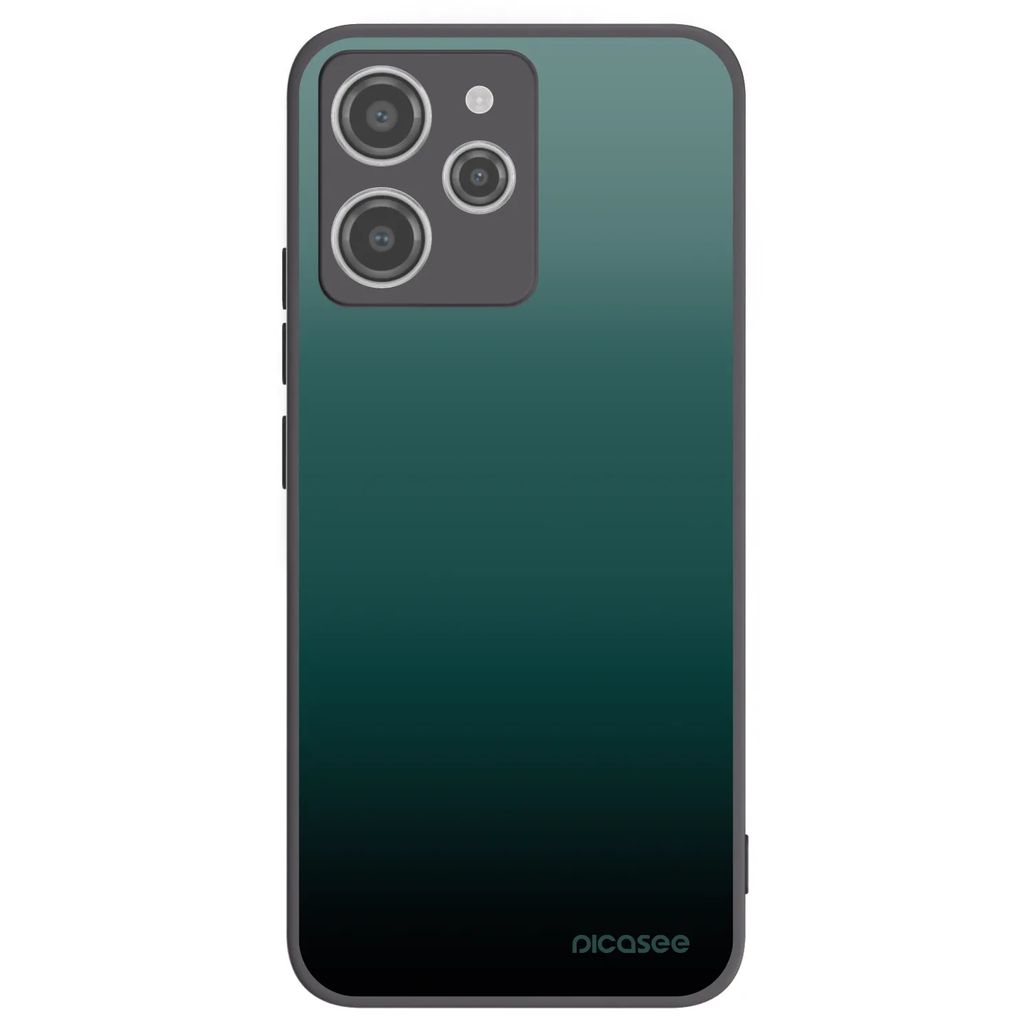 Picasee husă neagră din silicon pentru Xiaomi Redmi 12 4G - Verdant Fade