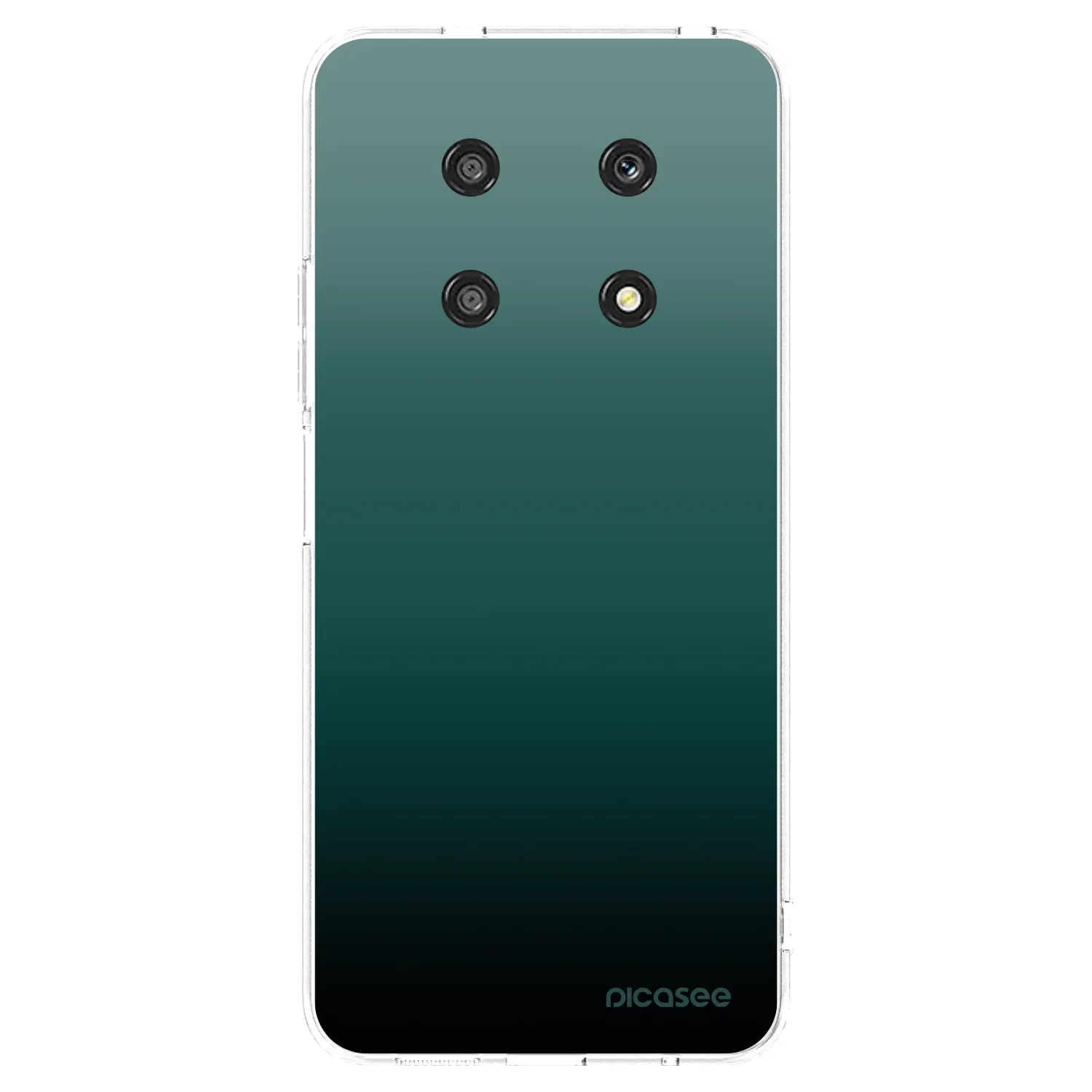 Picasee husă transparentă din silicon pentru Honor Magic4 Lite 5G - Verdant Fade