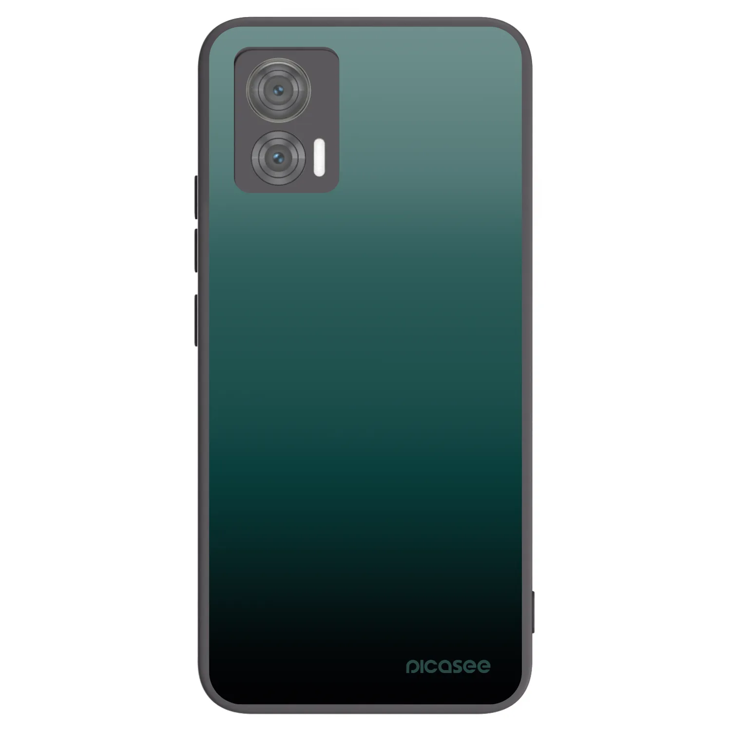 Picasee husă neagră din silicon pentru Motorola Edge 30 Neo - Verdant Fade