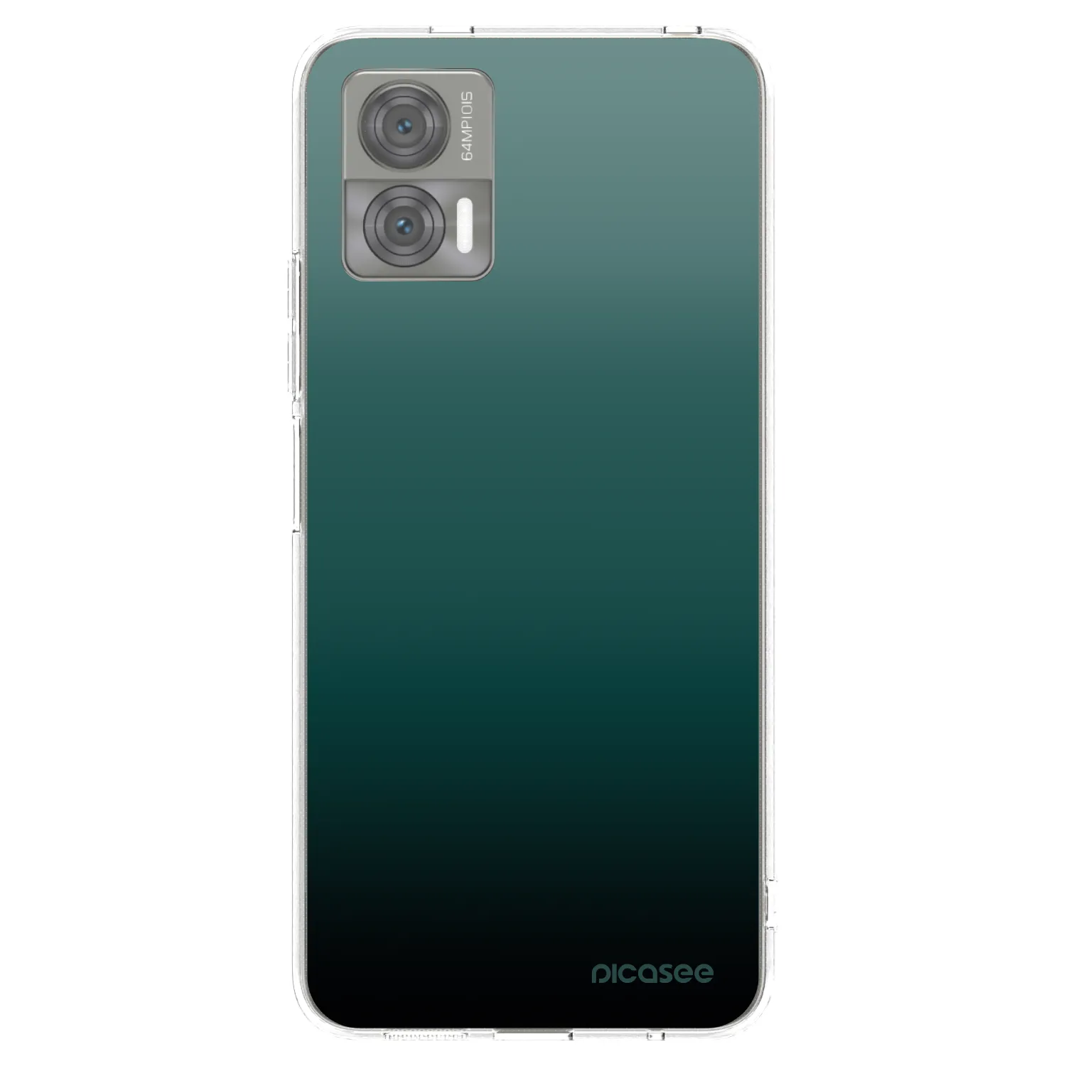 Picasee husă transparentă din silicon pentru Motorola Edge 30 Neo - Verdant Fade
