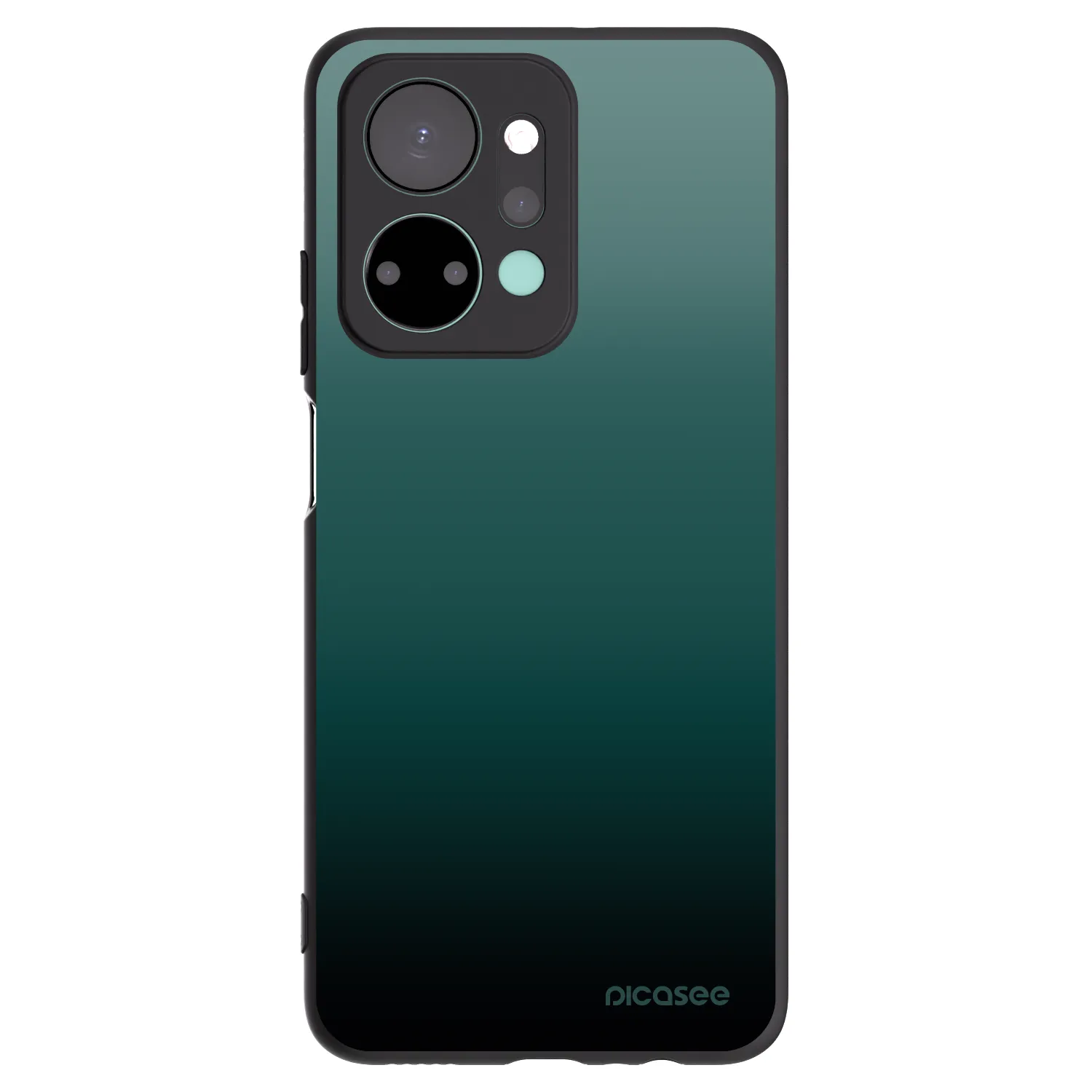 Picasee husă neagră din silicon pentru Honor X7a - Verdant Fade